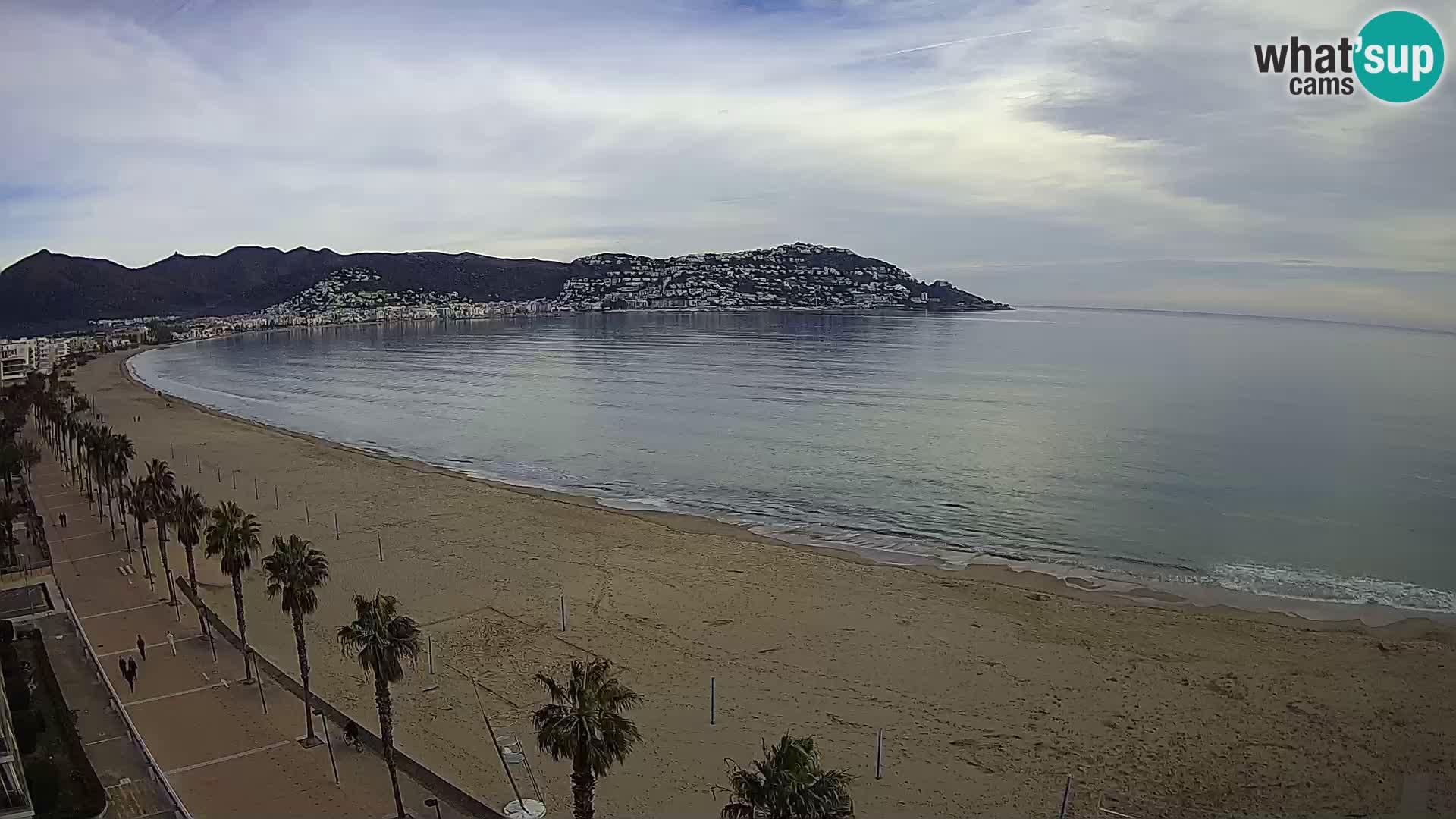 LIVEcam Roses plage Costa Brava – Hotel Montecarlo webcam Espagne