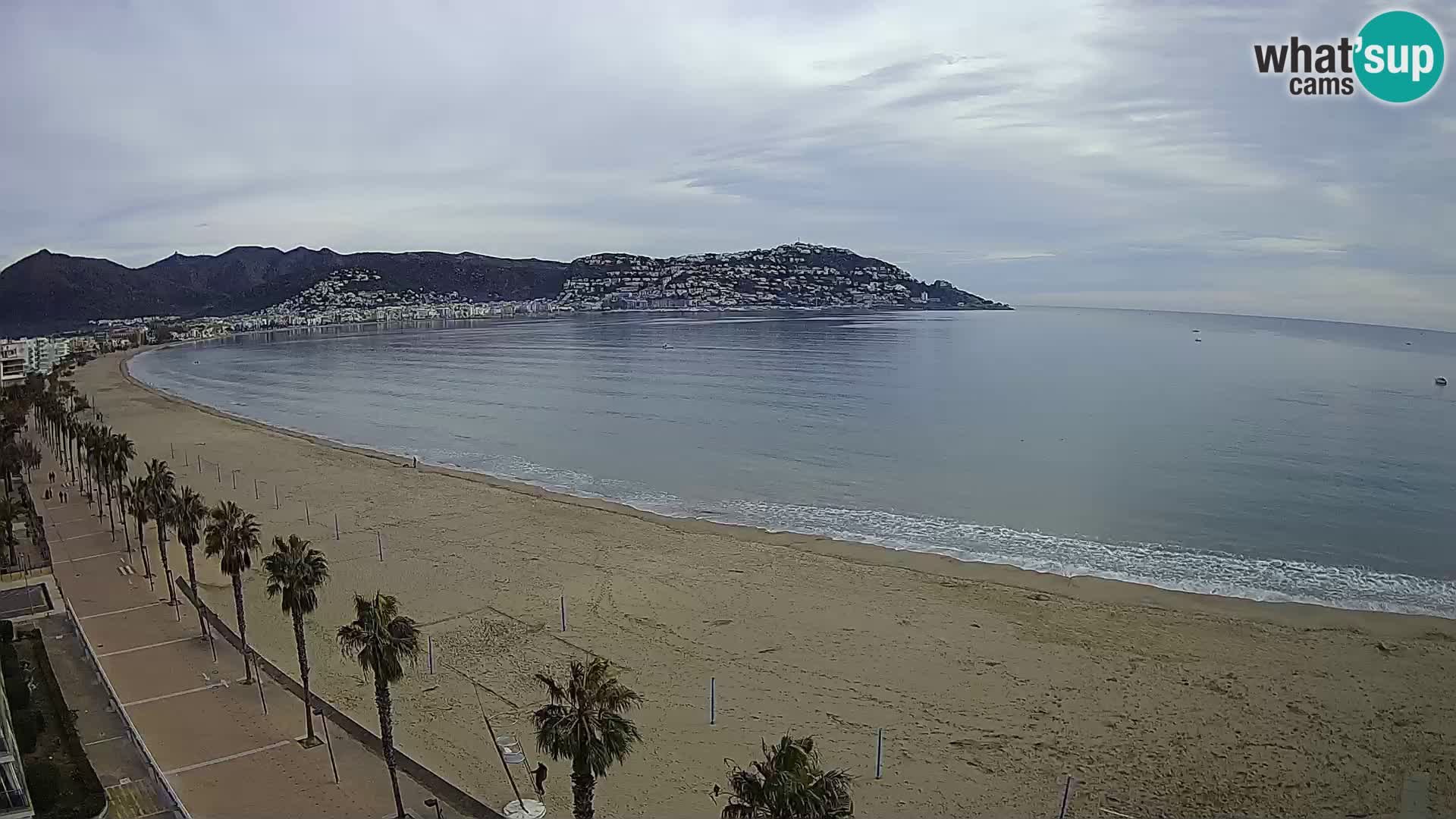 LIVEcam Roses plage Costa Brava – Hotel Montecarlo webcam Espagne