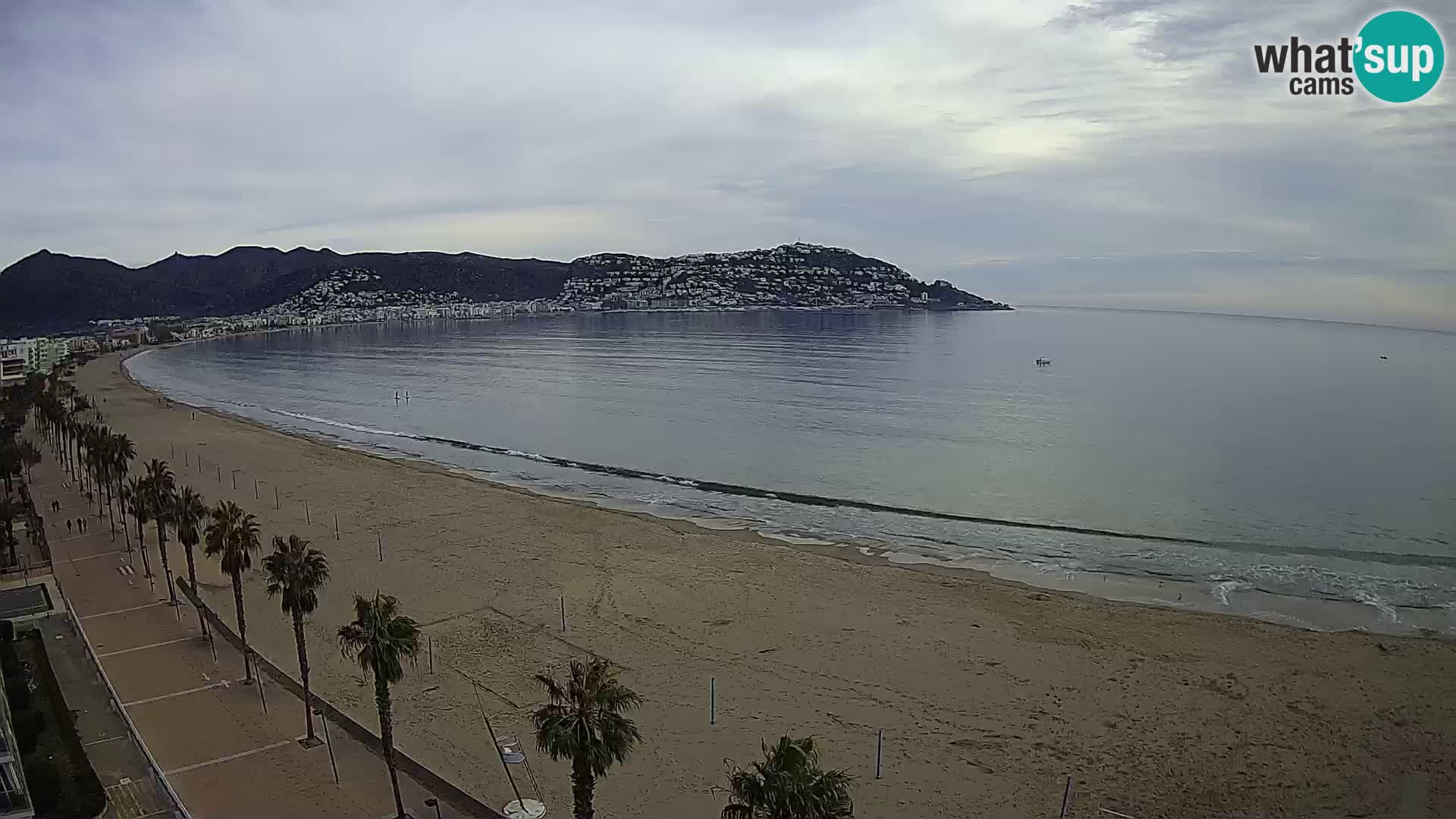 LIVEcam Roses plage Costa Brava – Hotel Montecarlo webcam Espagne