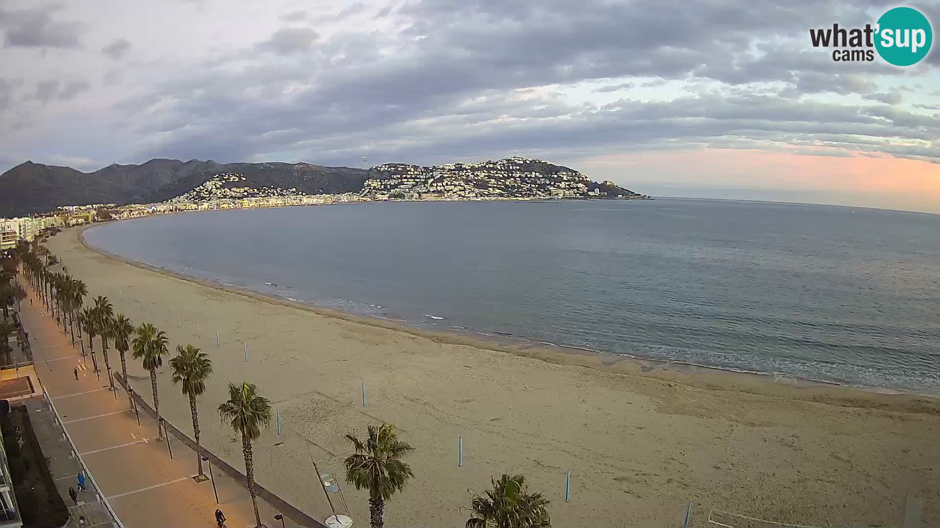 LIVEcam Roses plage Costa Brava – Hotel Montecarlo webcam Espagne