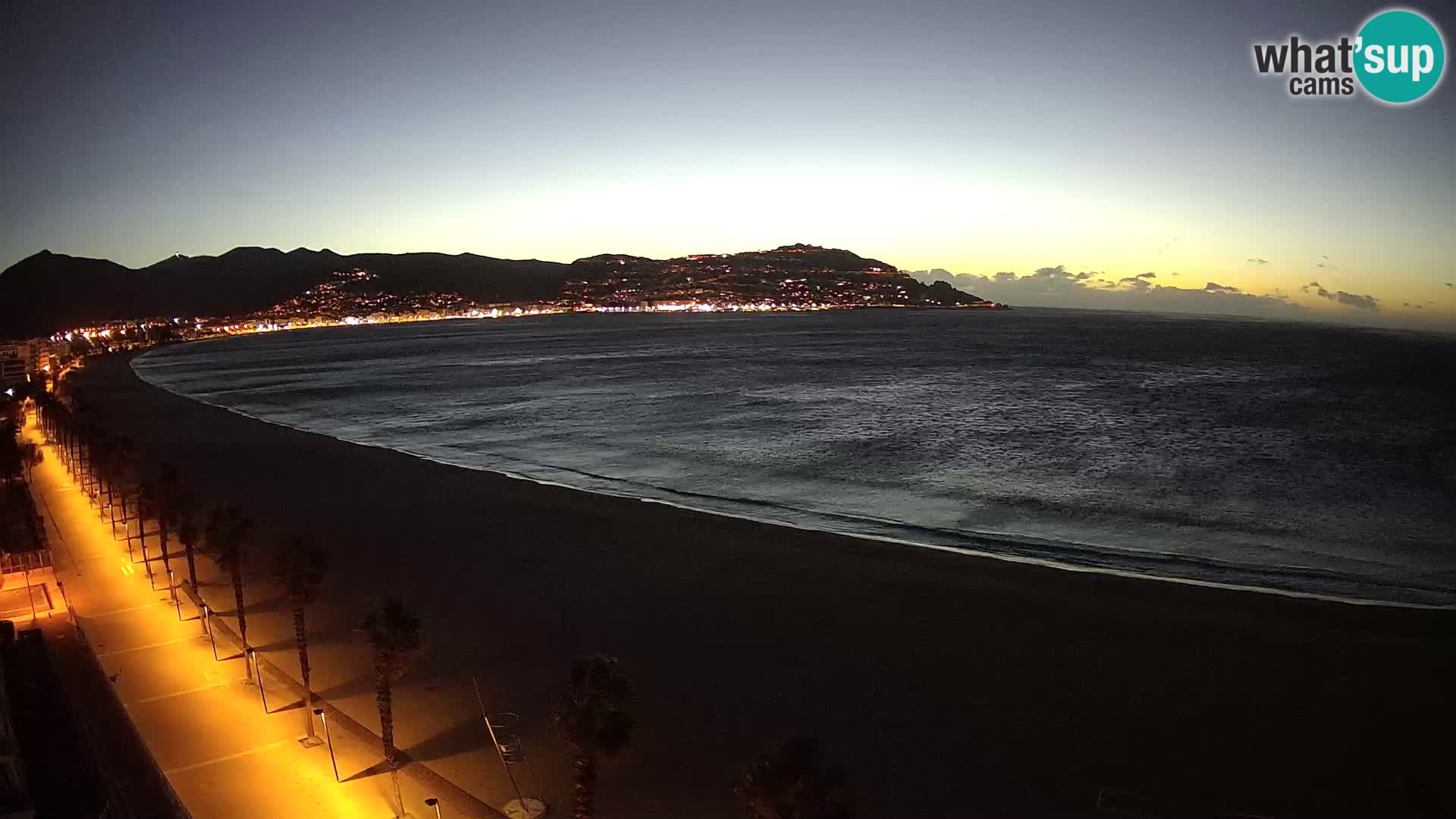 LIVEcam Roses plage Costa Brava – Hotel Montecarlo webcam Espagne