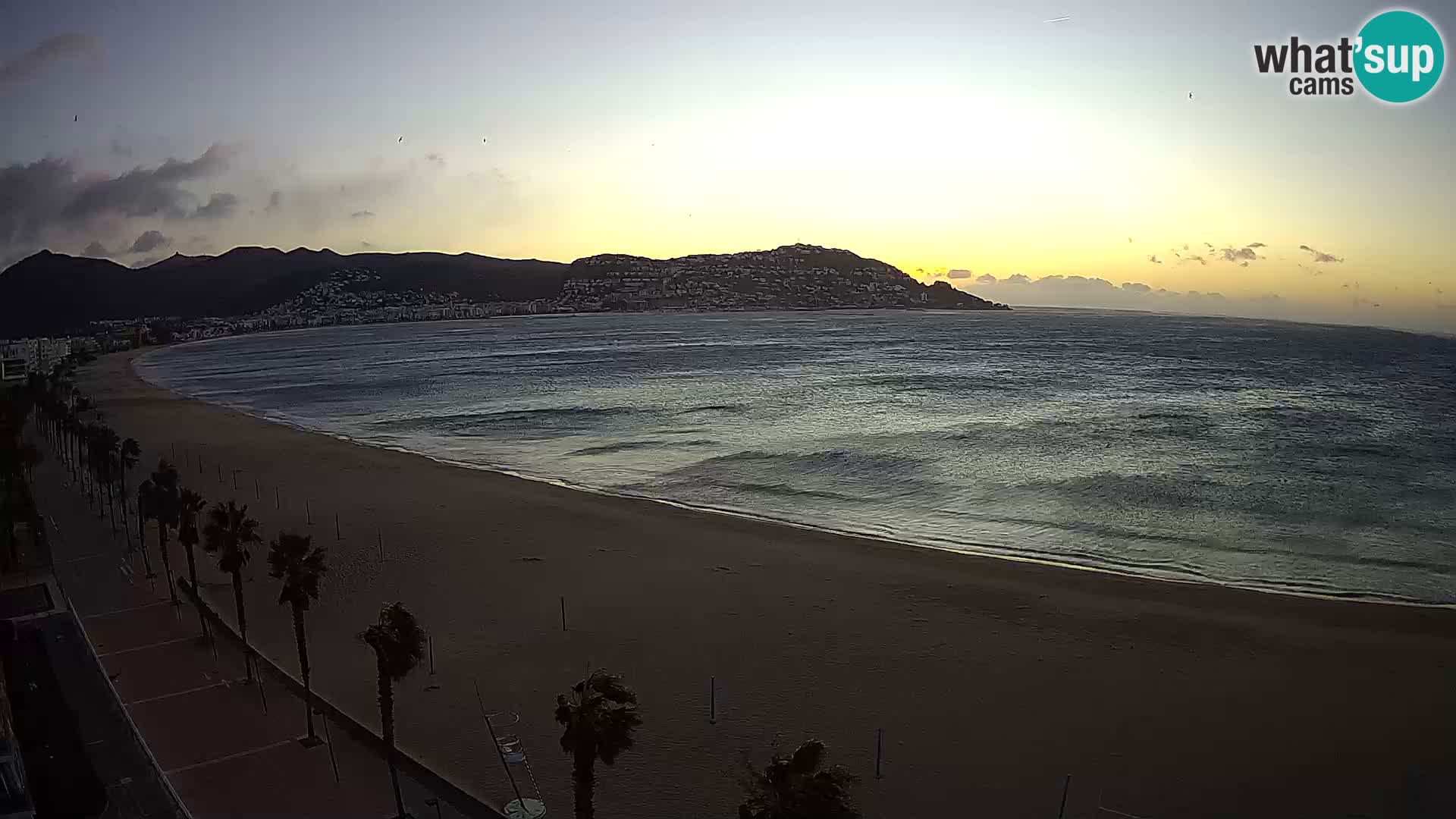 Webcam Costa Brava Roses Strand – Montecarlo Hotel livecam Spanien