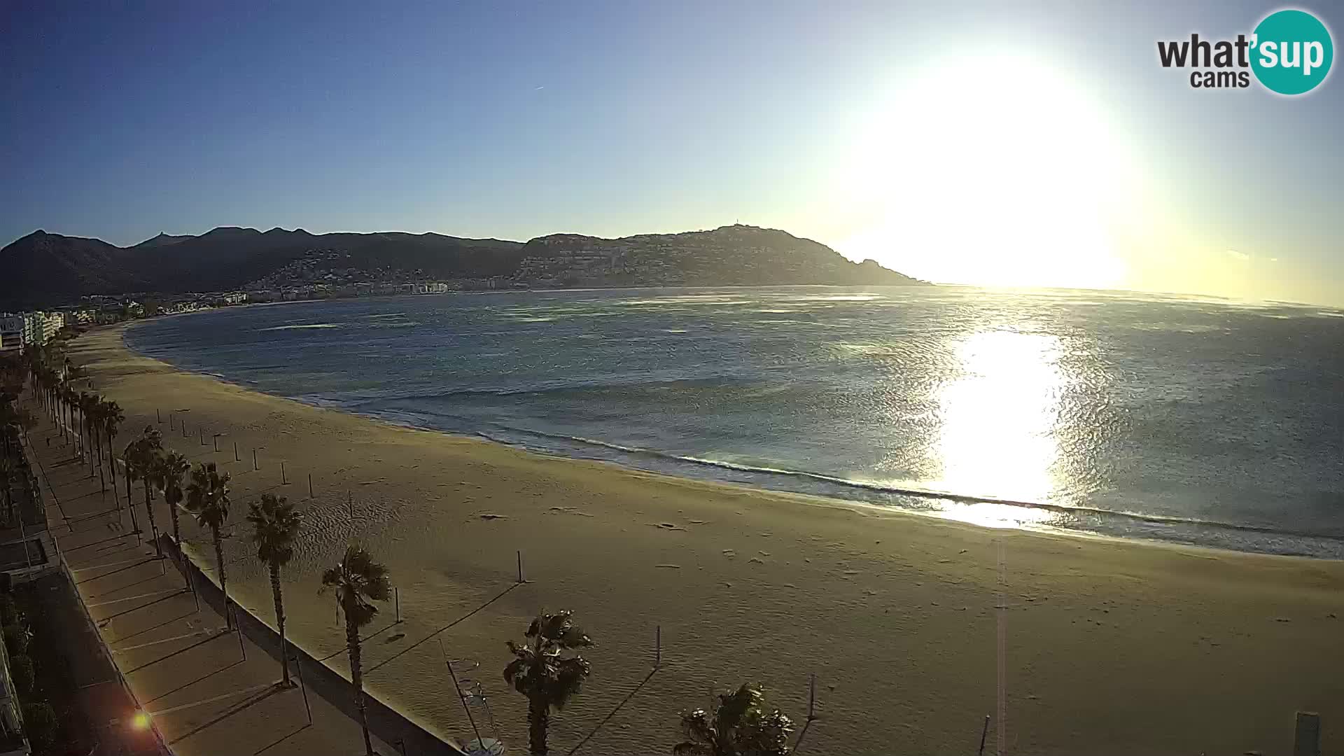 Live cam Roses  – Costa Brava spiaggia – Hotel MonteCarlo