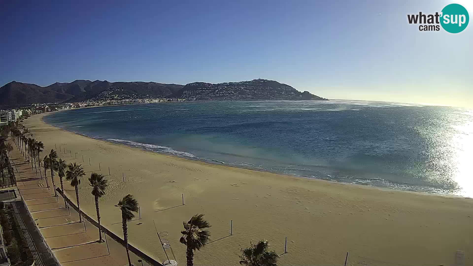 Roses camera en vivo playa Costa Brava- Hotel MonteCarlo