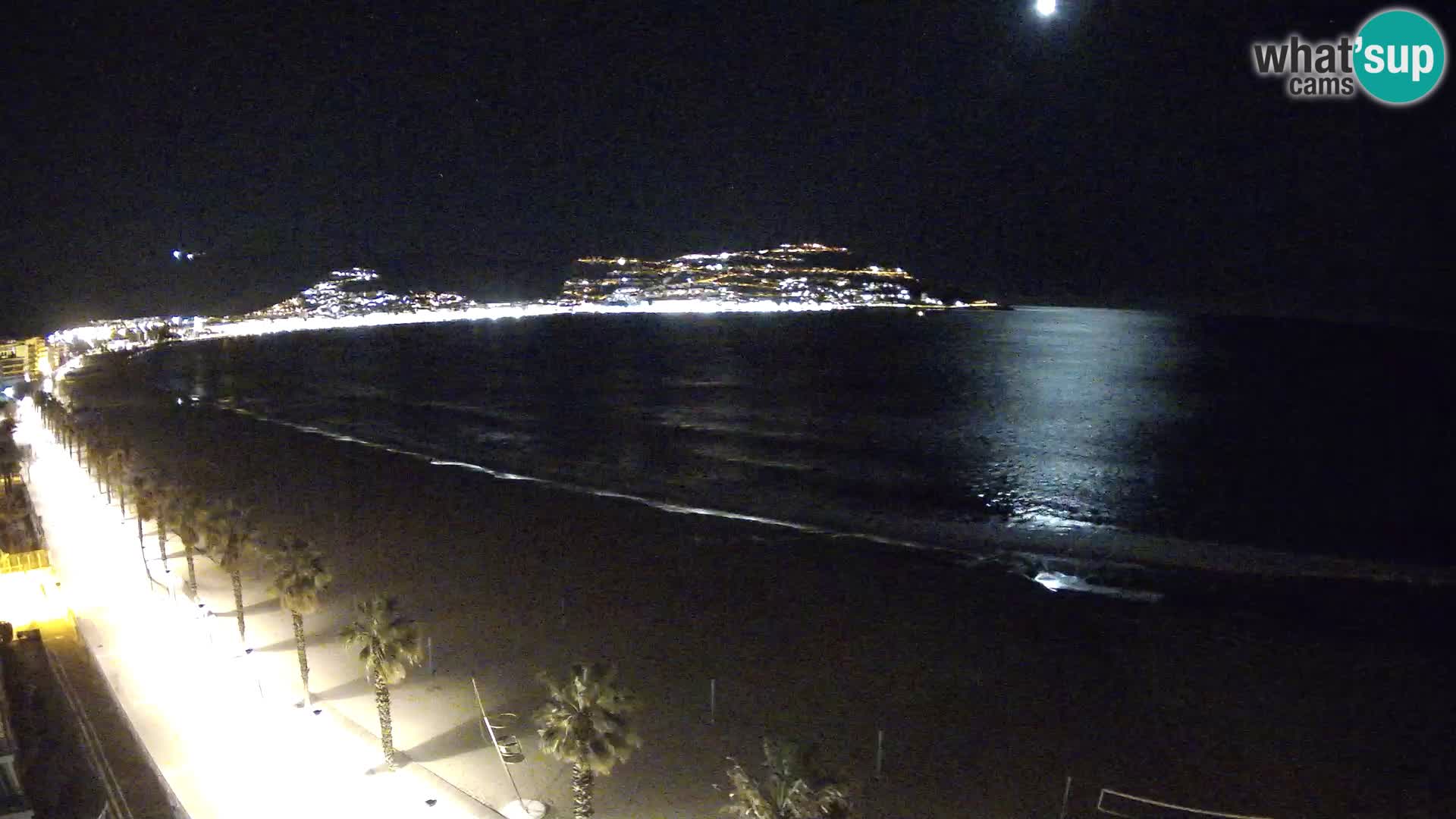 LIVEcam Roses plage Costa Brava – Hotel Montecarlo webcam Espagne