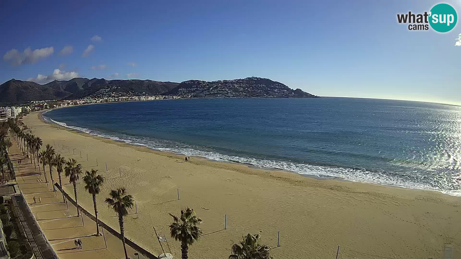 LIVEcam Roses plage Costa Brava – Hotel Montecarlo webcam Espagne