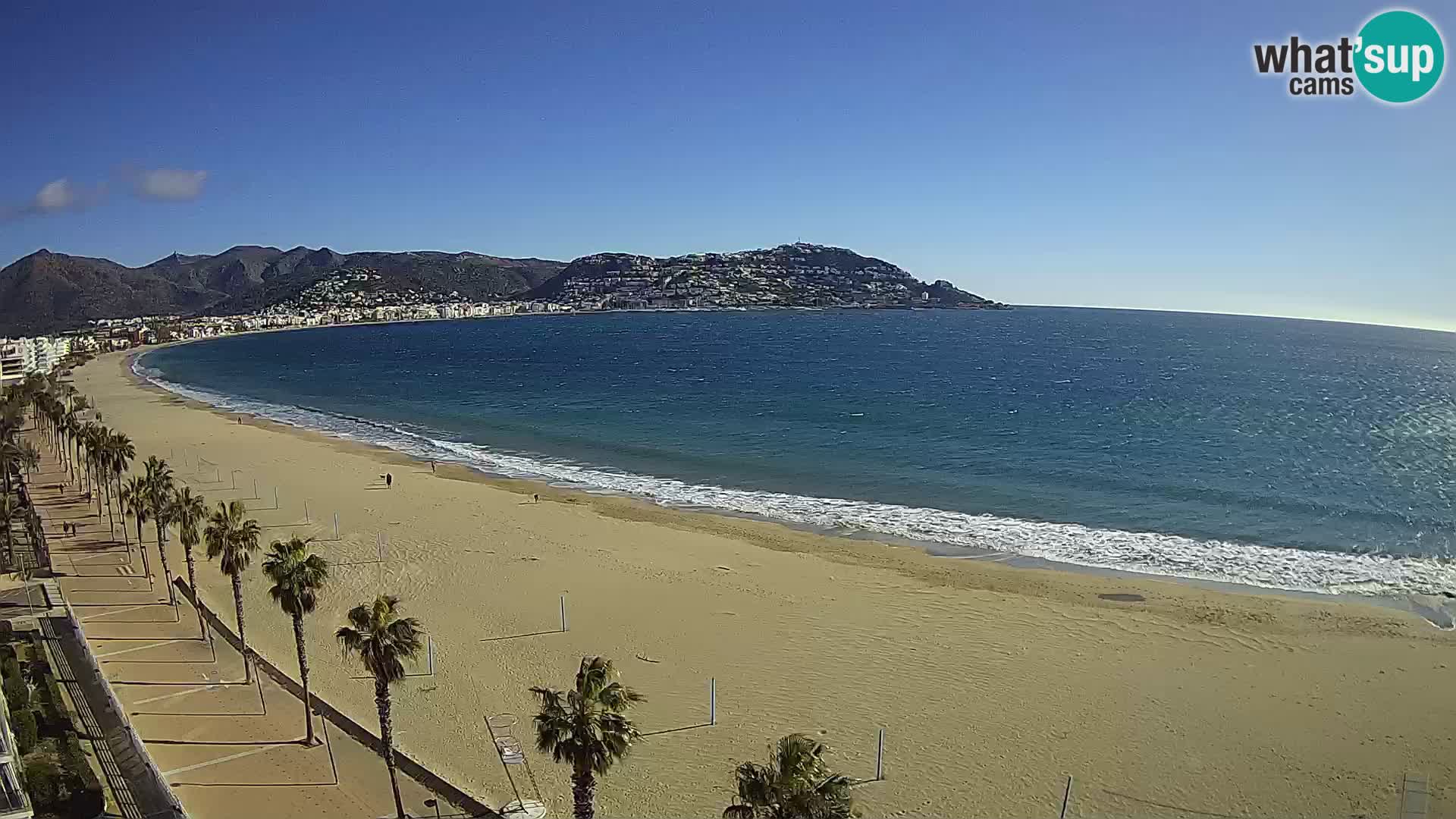 Live cam Roses  – Costa Brava spiaggia – Hotel MonteCarlo