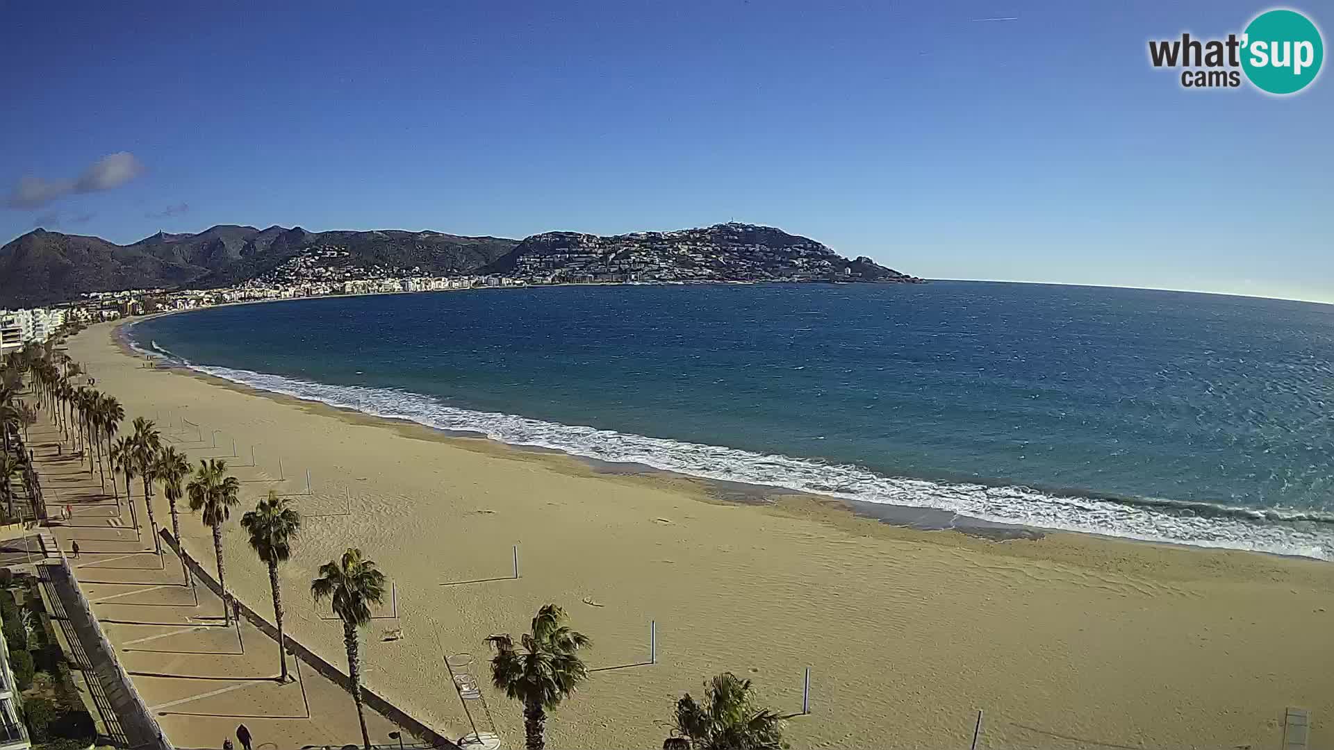 Live cam Roses  – Costa Brava spiaggia – Hotel MonteCarlo