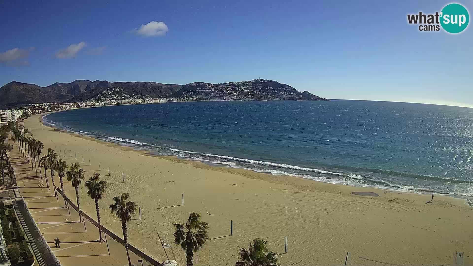 Live cam Roses  – Costa Brava spiaggia – Hotel MonteCarlo