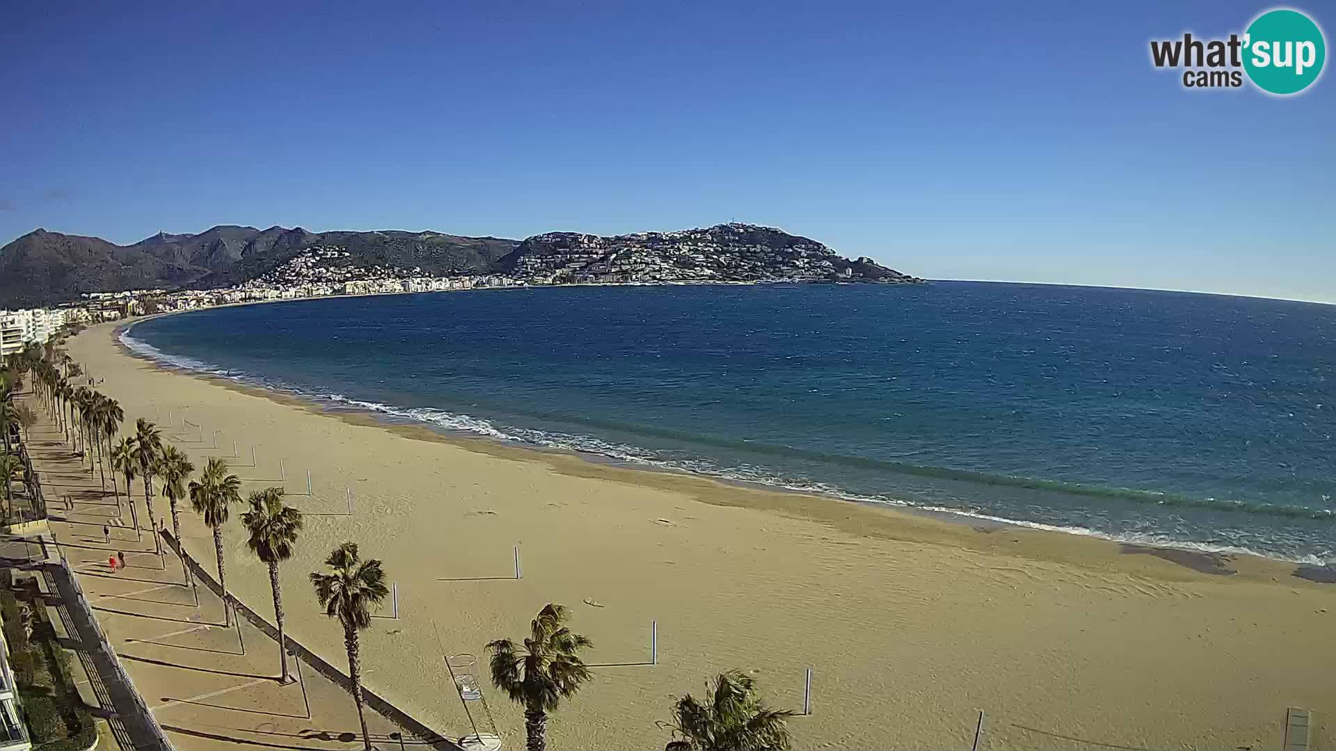 Roses camera en vivo playa Costa Brava- Hotel MonteCarlo