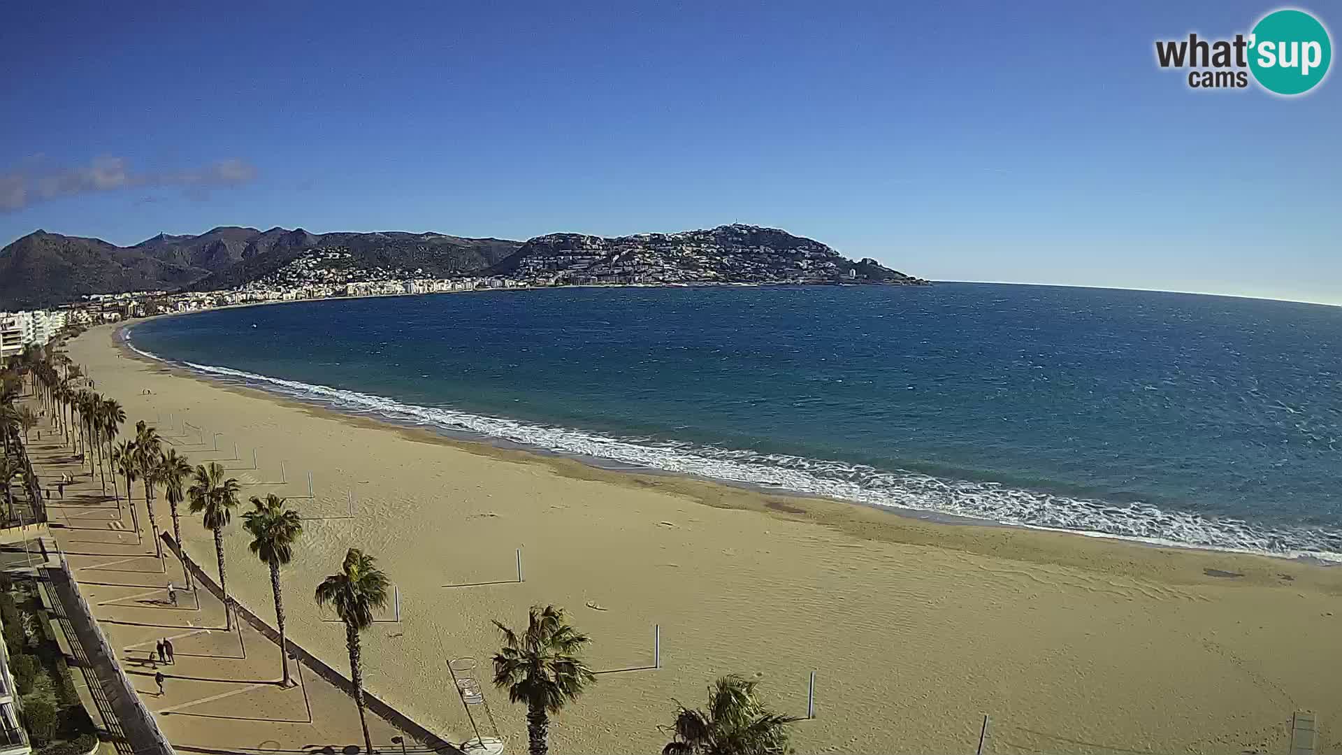 Webcam Costa Brava Roses Strand – Montecarlo Hotel livecam Spanien