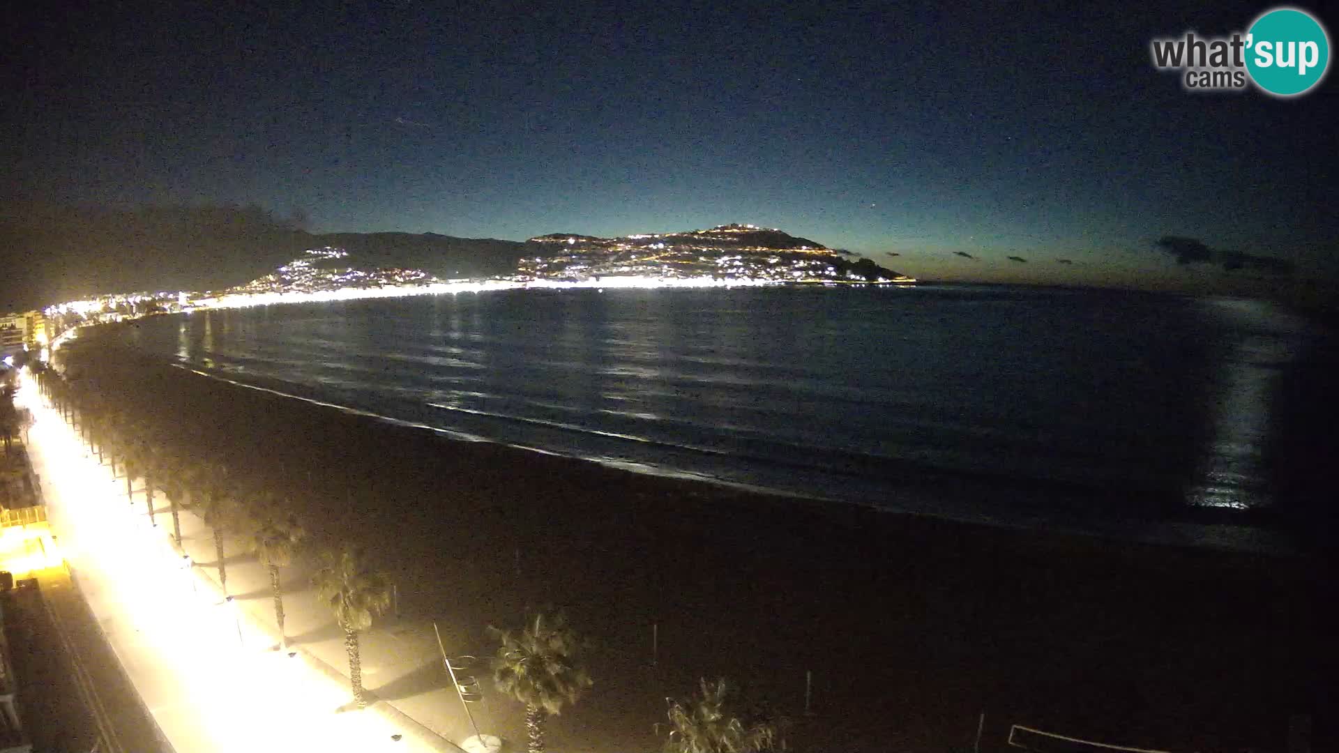 LIVEcam Roses plage Costa Brava – Hotel Montecarlo webcam Espagne