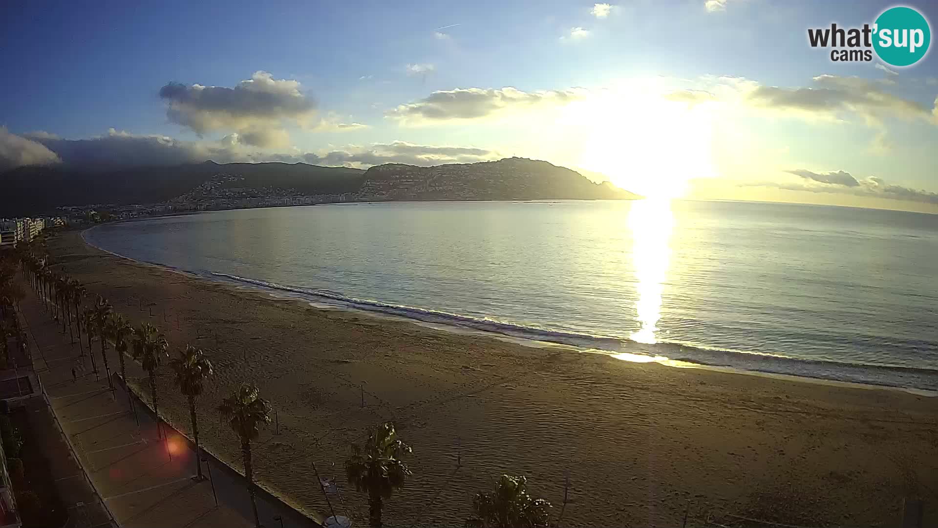 LIVEcam Roses plage Costa Brava – Hotel Montecarlo webcam Espagne