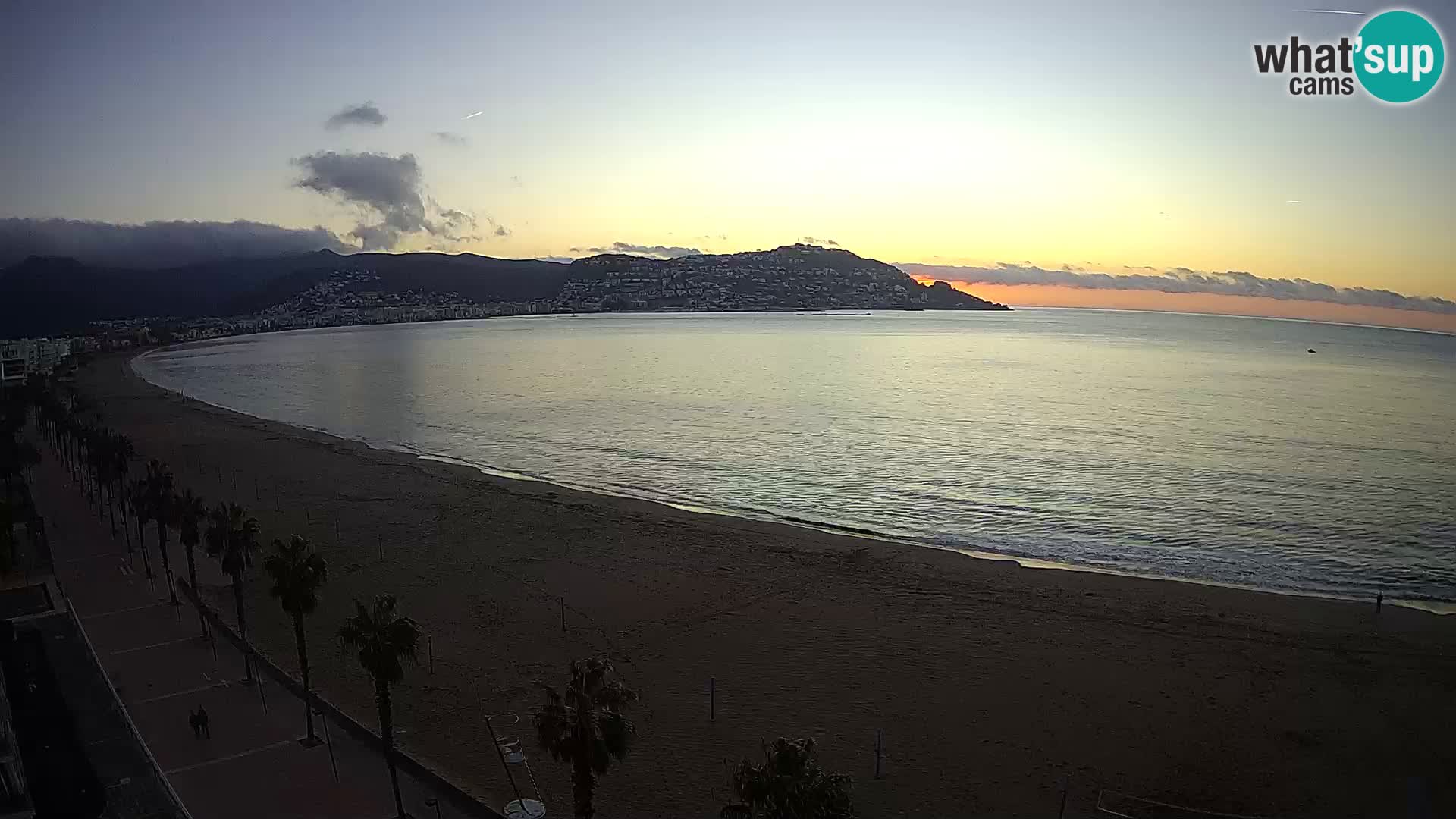 LIVEcam Roses plage Costa Brava – Hotel Montecarlo webcam Espagne