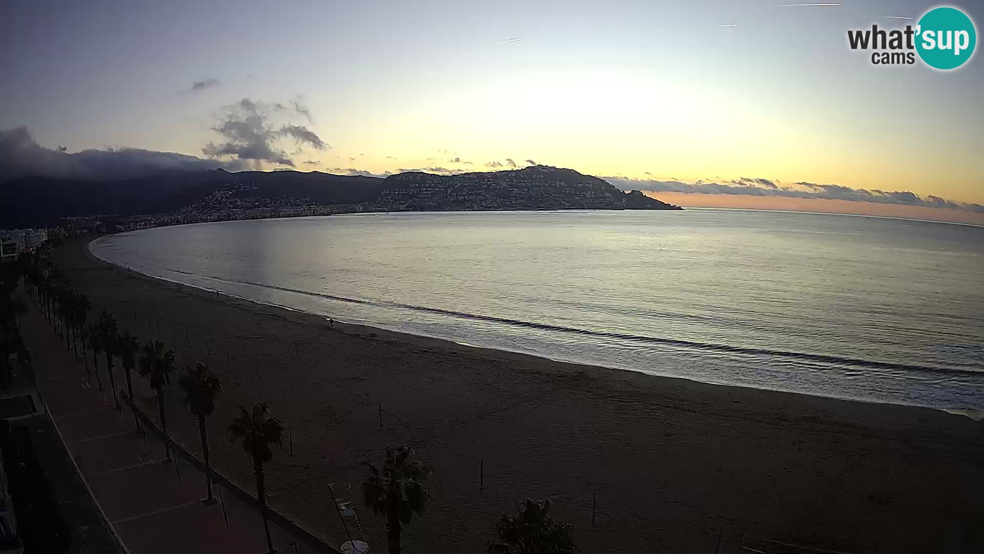 LIVEcam Roses plage Costa Brava – Hotel Montecarlo webcam Espagne