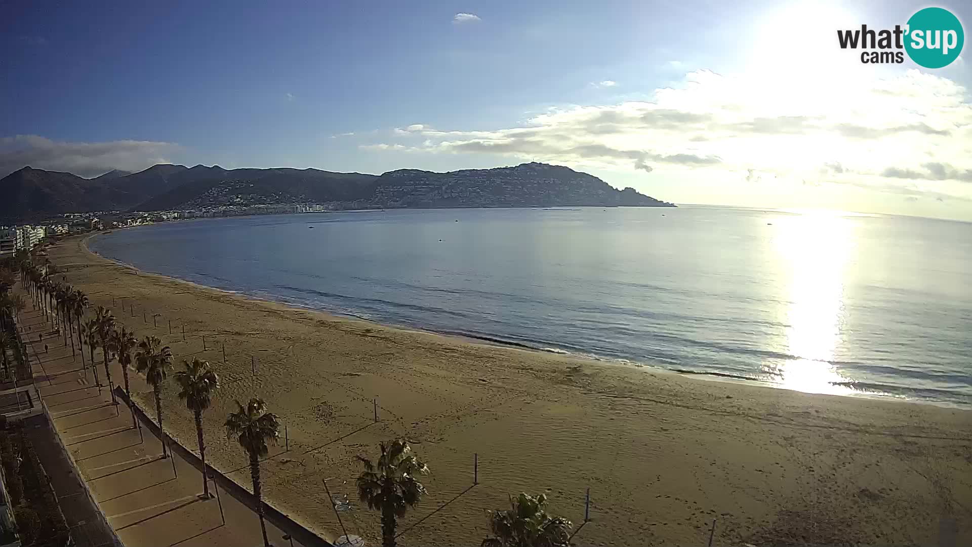 Webcam Costa Brava Roses Strand – Montecarlo Hotel livecam Spanien