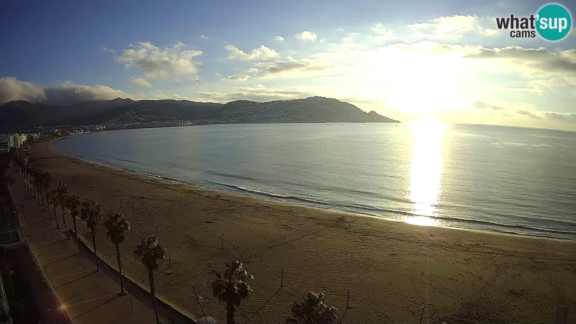 LIVEcam Roses plage Costa Brava – Hotel Montecarlo webcam Espagne