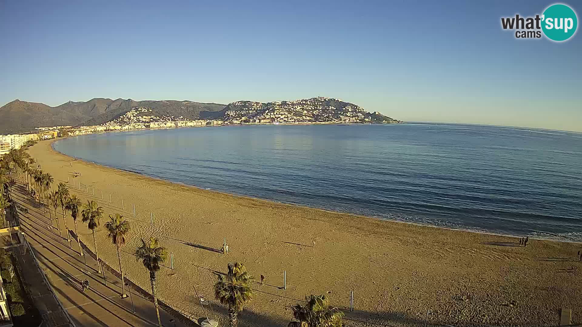 Webcam Costa Brava Roses Strand – Montecarlo Hotel livecam Spanien