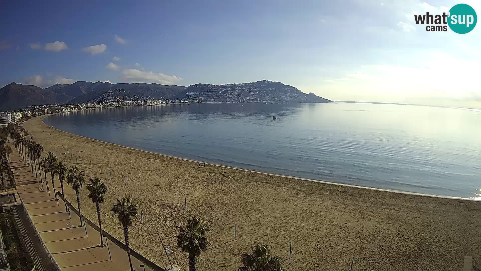 LIVEcam Roses plage Costa Brava – Hotel Montecarlo webcam Espagne