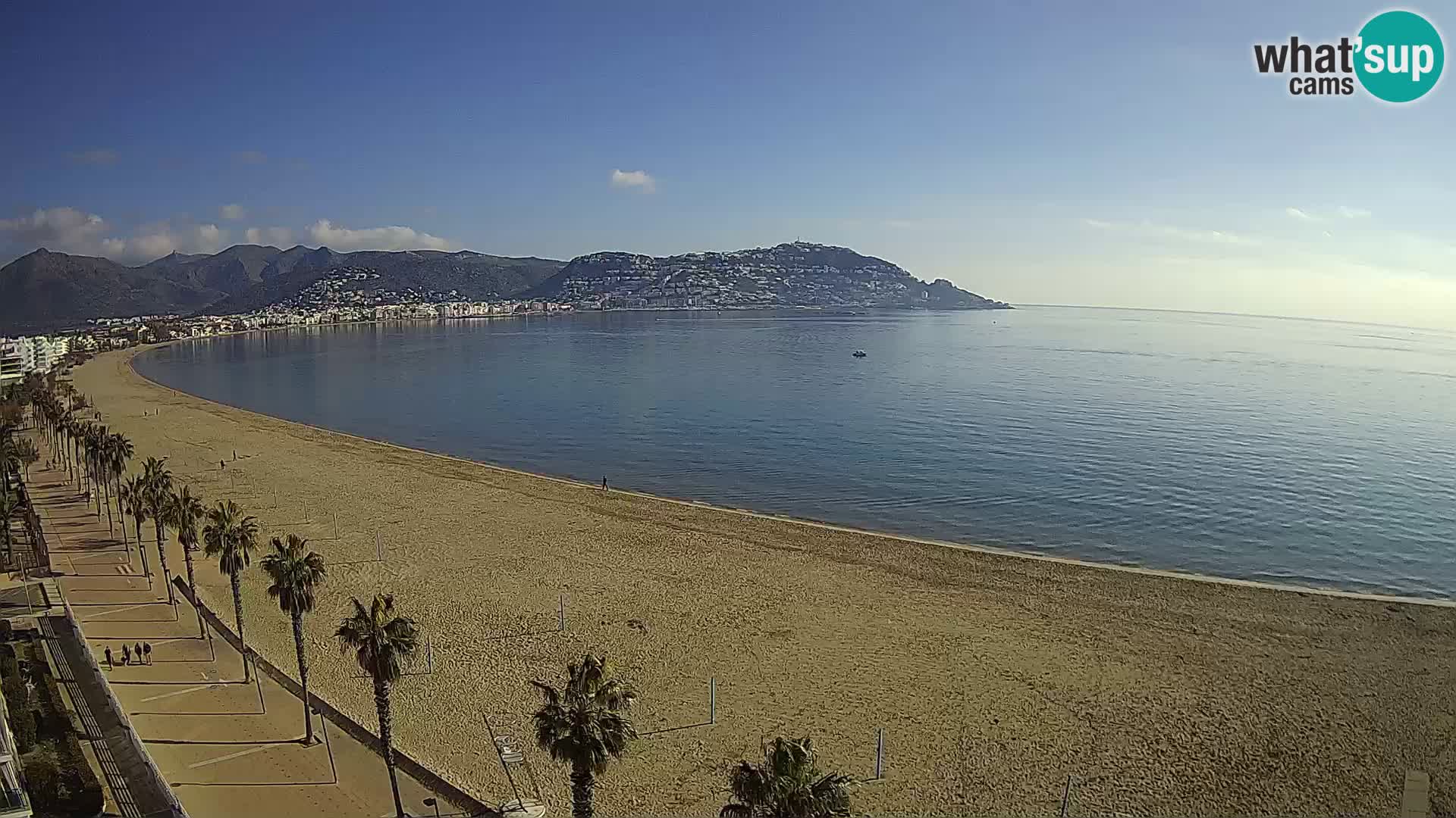 LIVEcam Roses plage Costa Brava – Hotel Montecarlo webcam Espagne