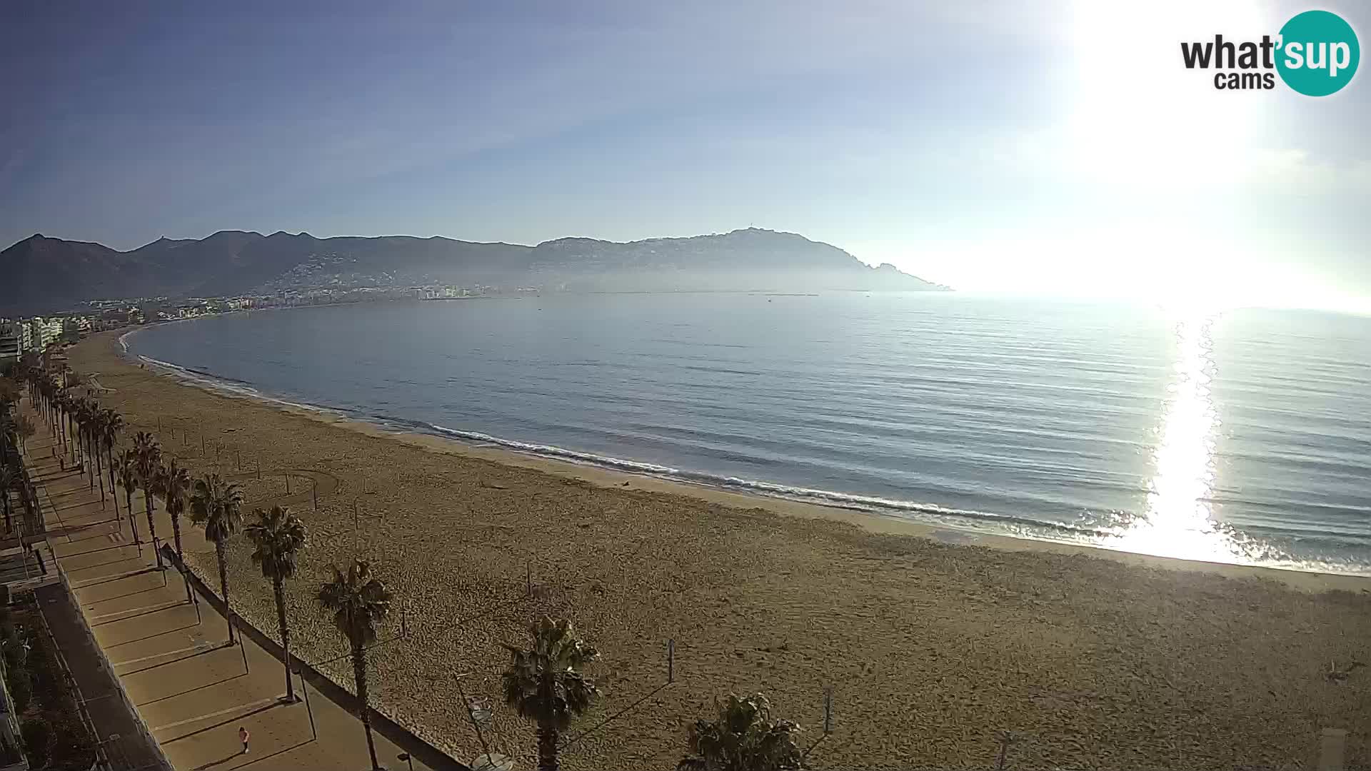 LIVEcam Roses plage Costa Brava – Hotel Montecarlo webcam Espagne