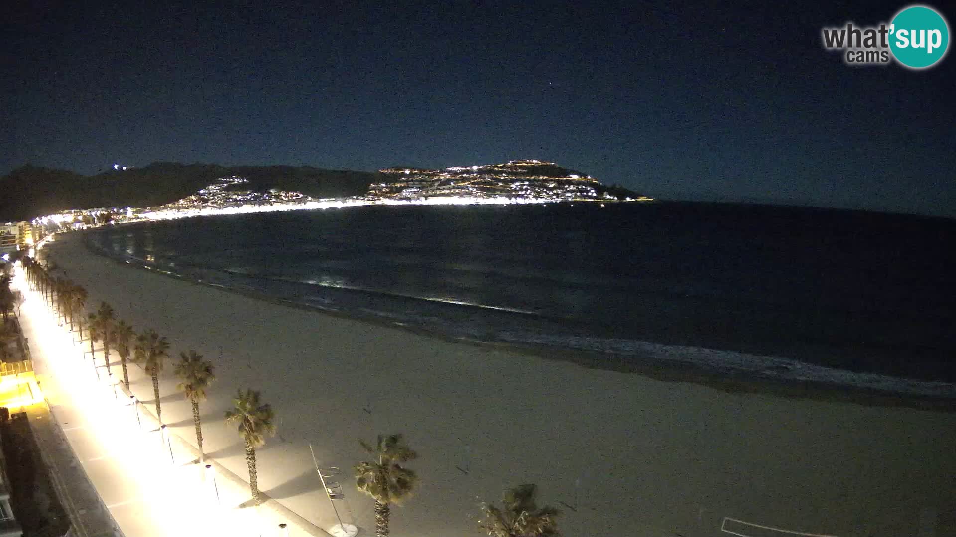 Webcam Costa Brava Roses Strand – Montecarlo Hotel livecam Spanien