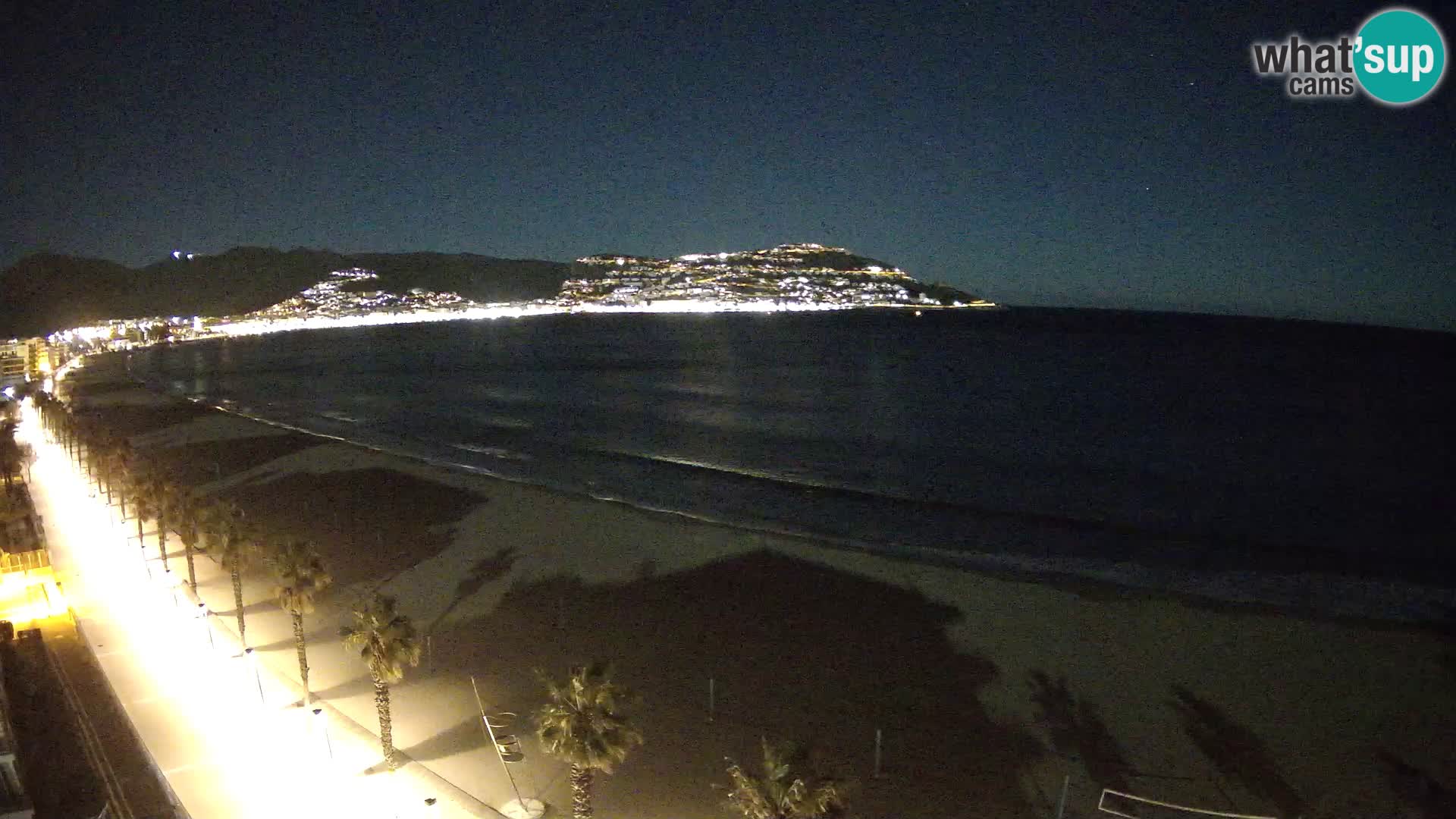 LIVEcam Roses plage Costa Brava – Hotel Montecarlo webcam Espagne