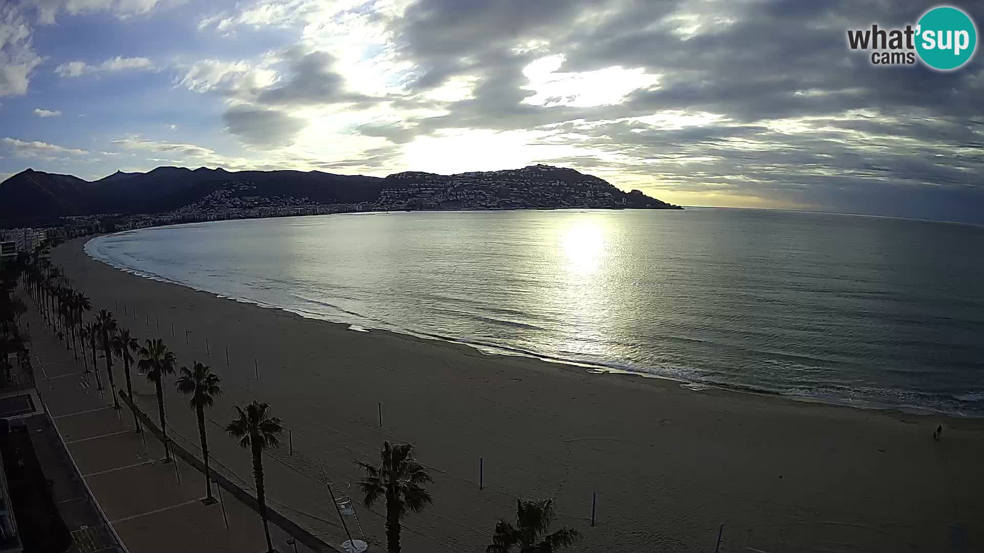 Webcam Costa Brava Roses Strand – Montecarlo Hotel livecam Spanien