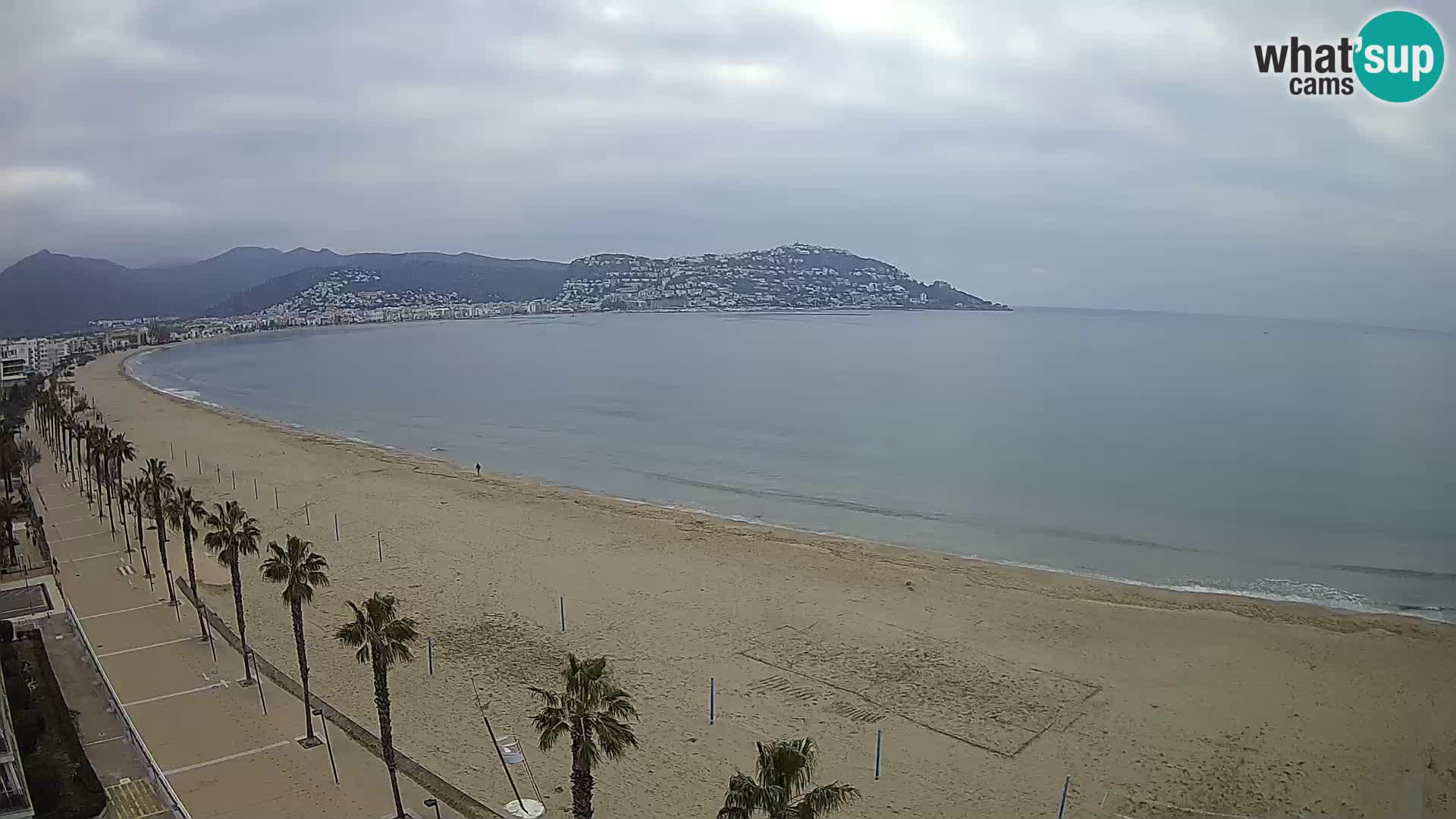 LIVEcam Roses plage Costa Brava – Hotel Montecarlo webcam Espagne