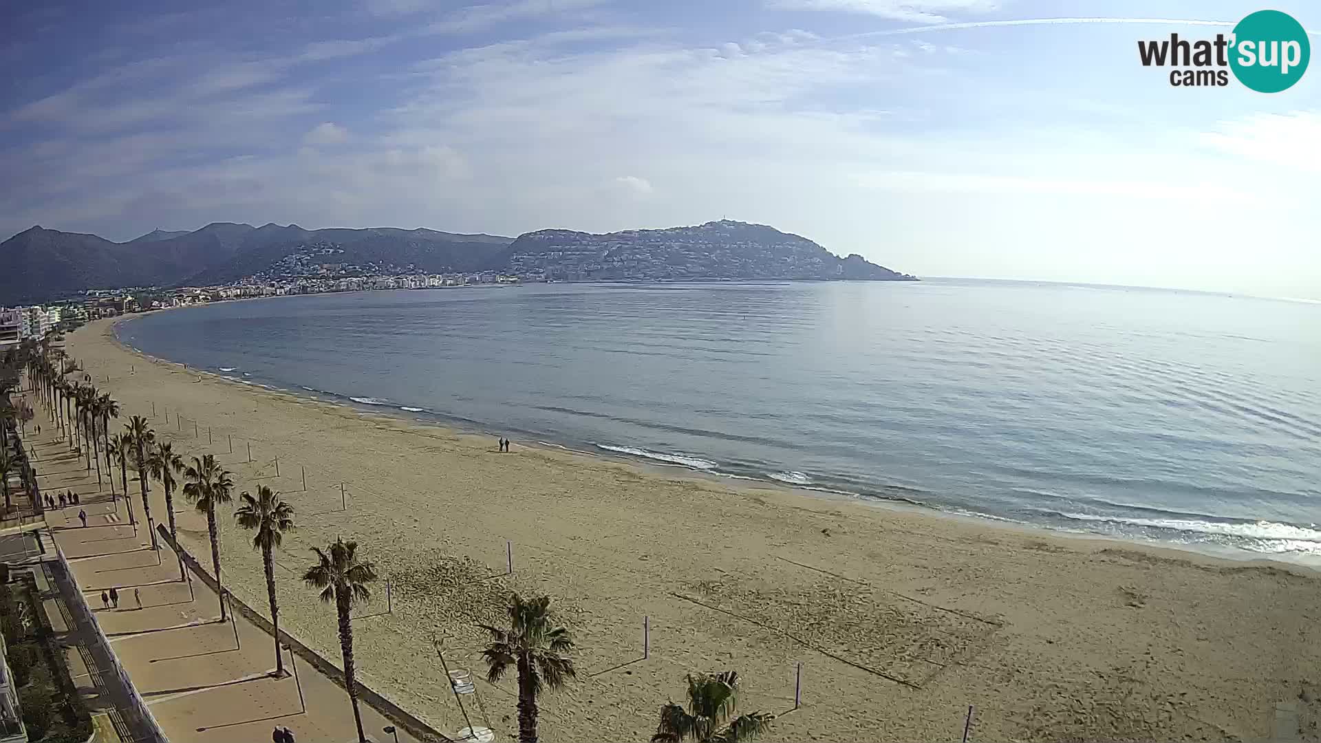 LIVEcam Roses plage Costa Brava – Hotel Montecarlo webcam Espagne