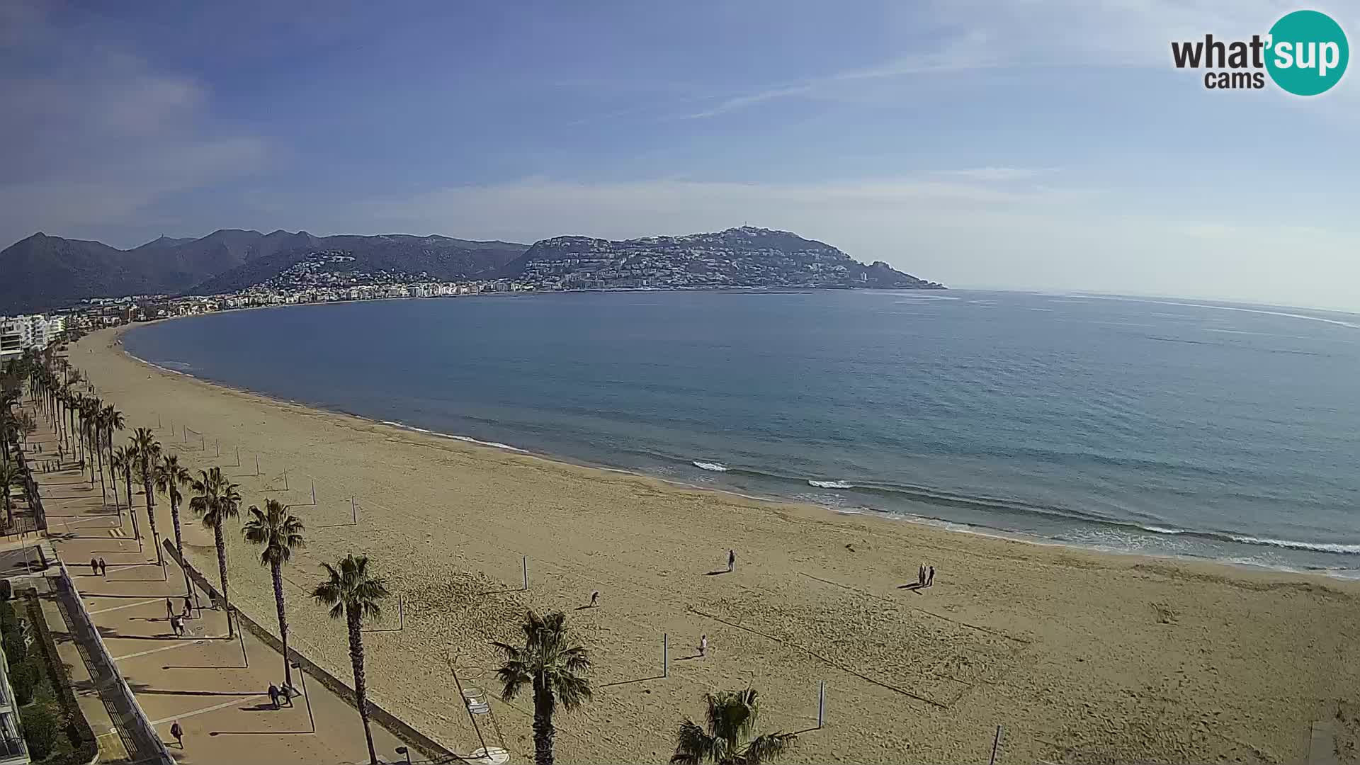 LIVEcam Roses plage Costa Brava – Hotel Montecarlo webcam Espagne