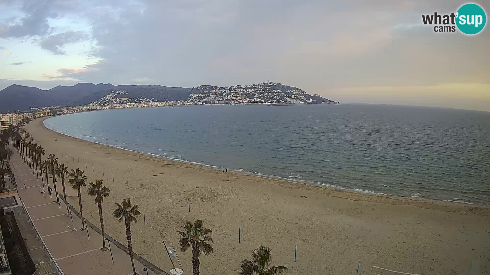 LIVEcam Roses plage Costa Brava – Hotel Montecarlo webcam Espagne