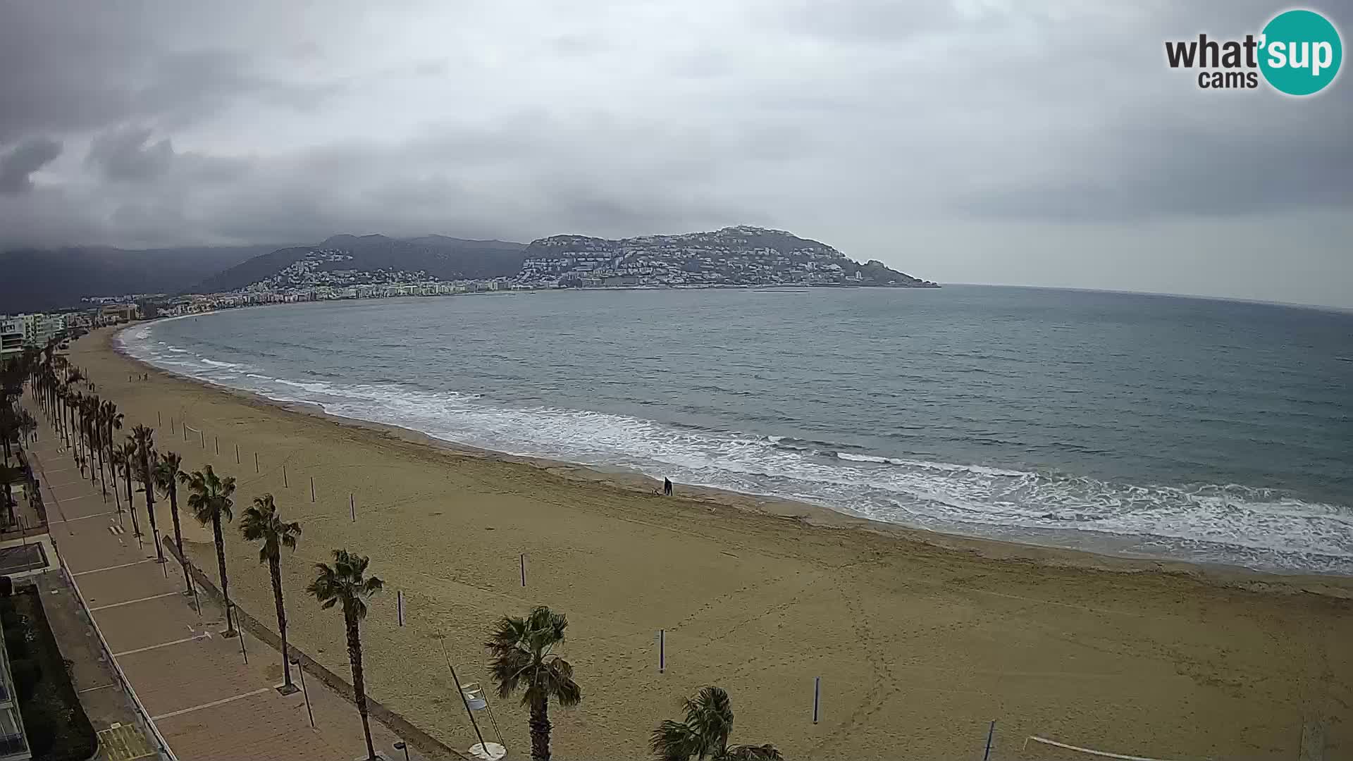 LIVEcam Roses plage Costa Brava – Hotel Montecarlo webcam Espagne