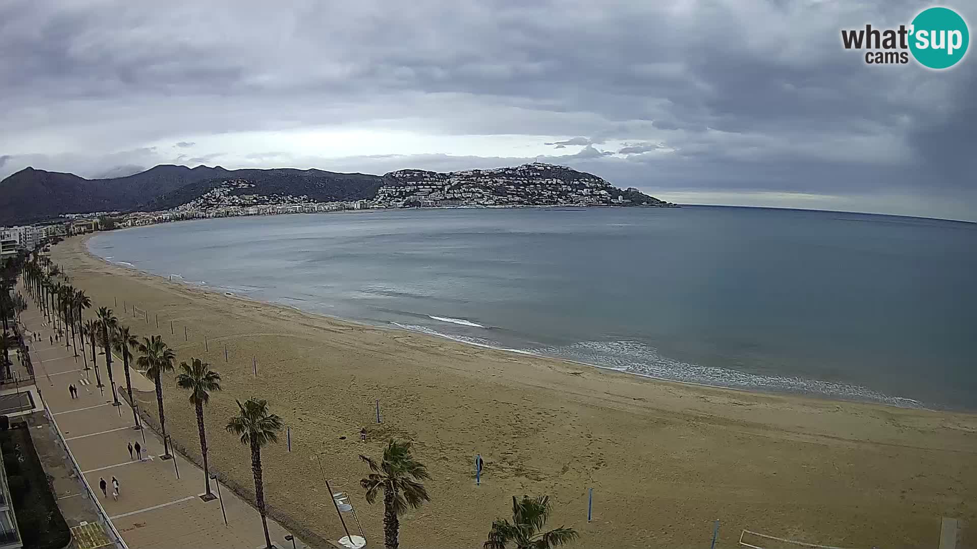 LIVEcam Roses plage Costa Brava – Hotel Montecarlo webcam Espagne