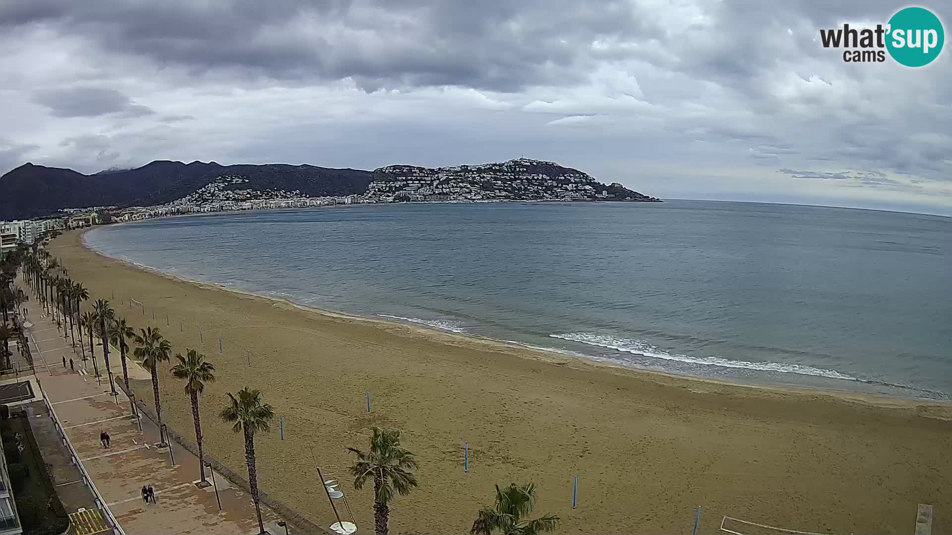 LIVEcam Roses plage Costa Brava – Hotel Montecarlo webcam Espagne