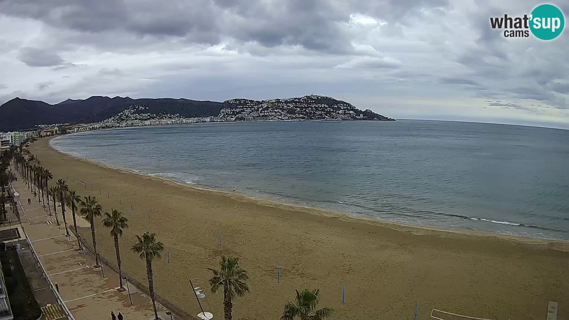 LIVEcam Roses plage Costa Brava – Hotel Montecarlo webcam Espagne