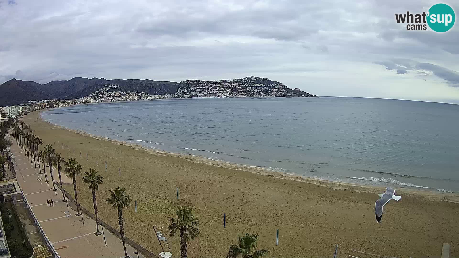 Live cam Roses  – Costa Brava spiaggia – Hotel MonteCarlo