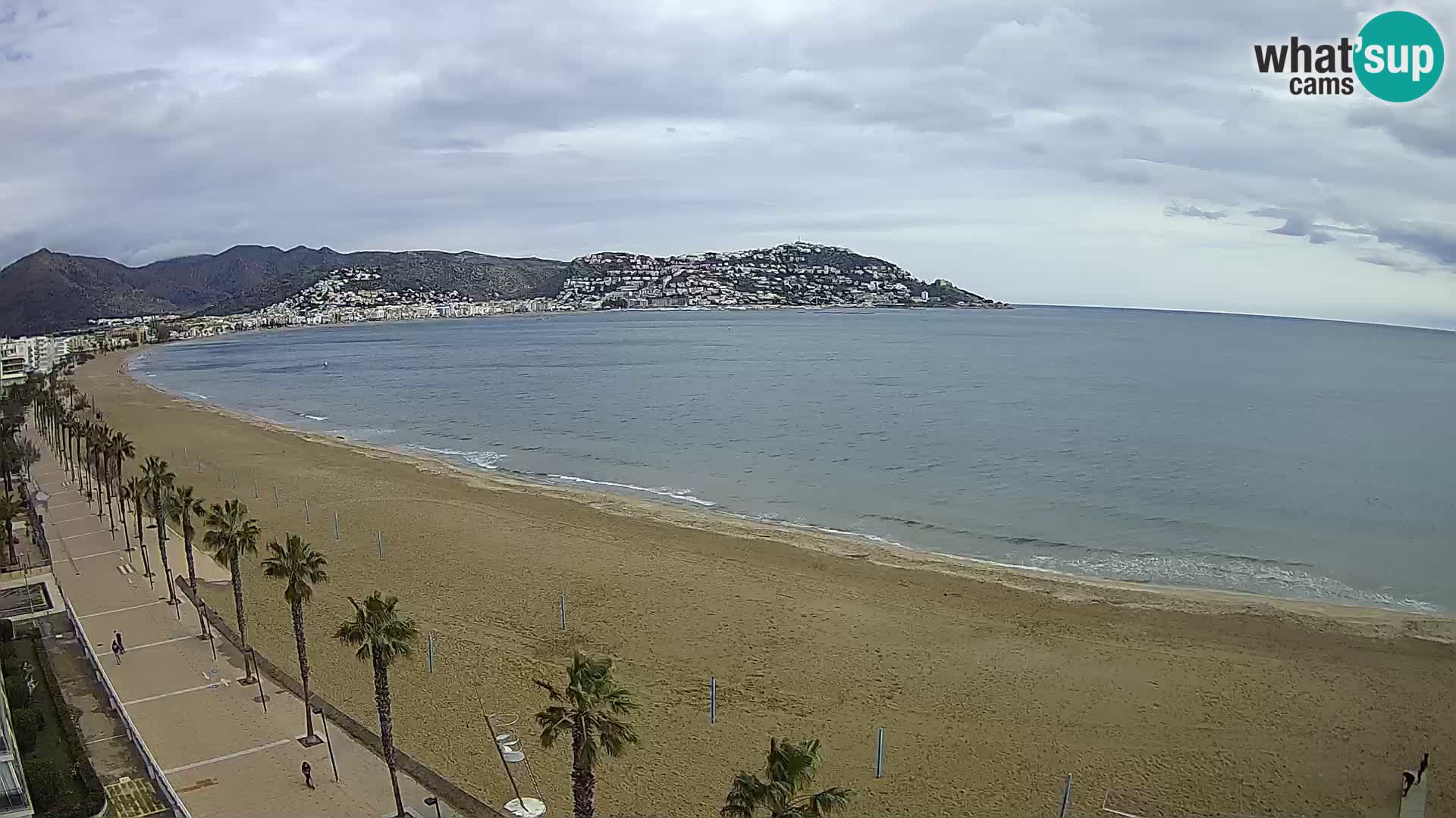 LIVEcam Roses plage Costa Brava – Hotel Montecarlo webcam Espagne