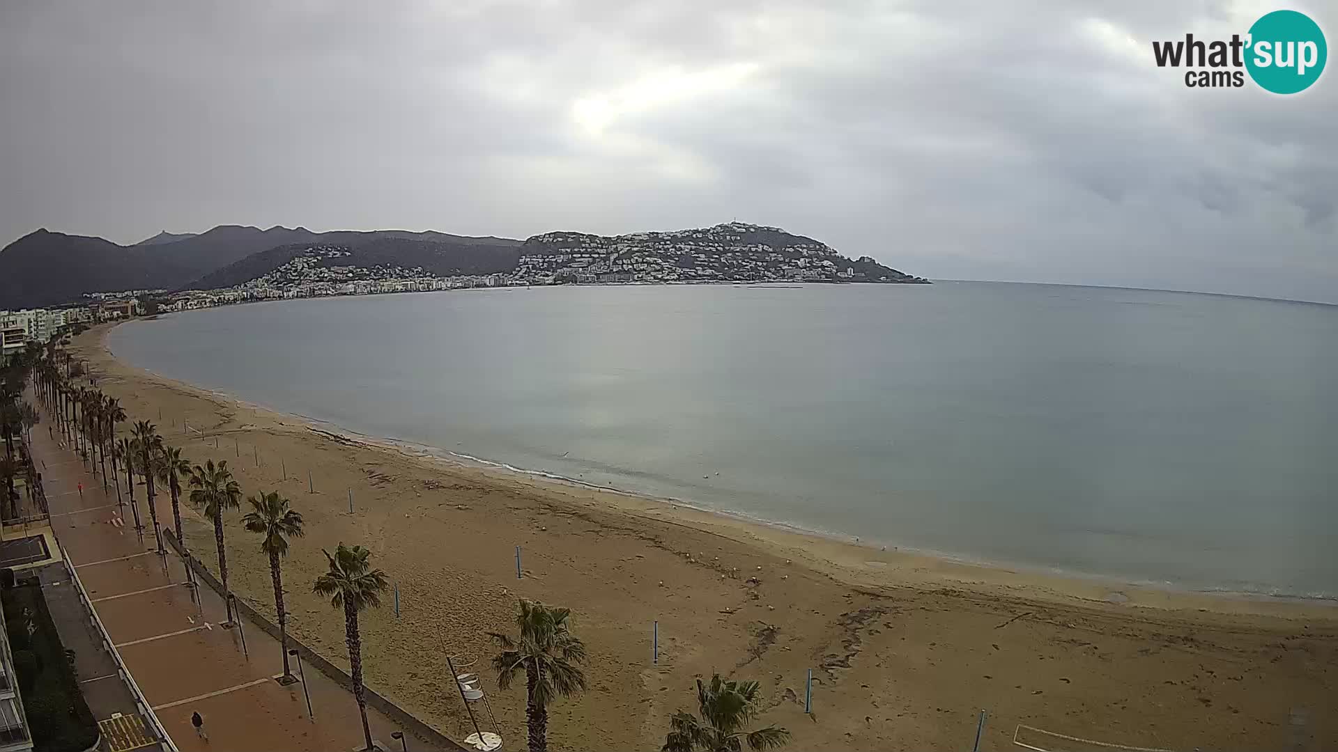 LIVEcam Roses plage Costa Brava – Hotel Montecarlo webcam Espagne