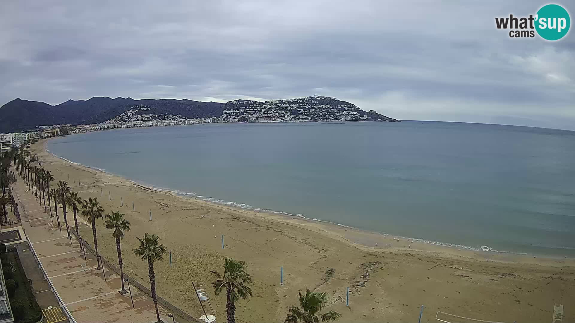 LIVEcam Roses plage Costa Brava – Hotel Montecarlo webcam Espagne