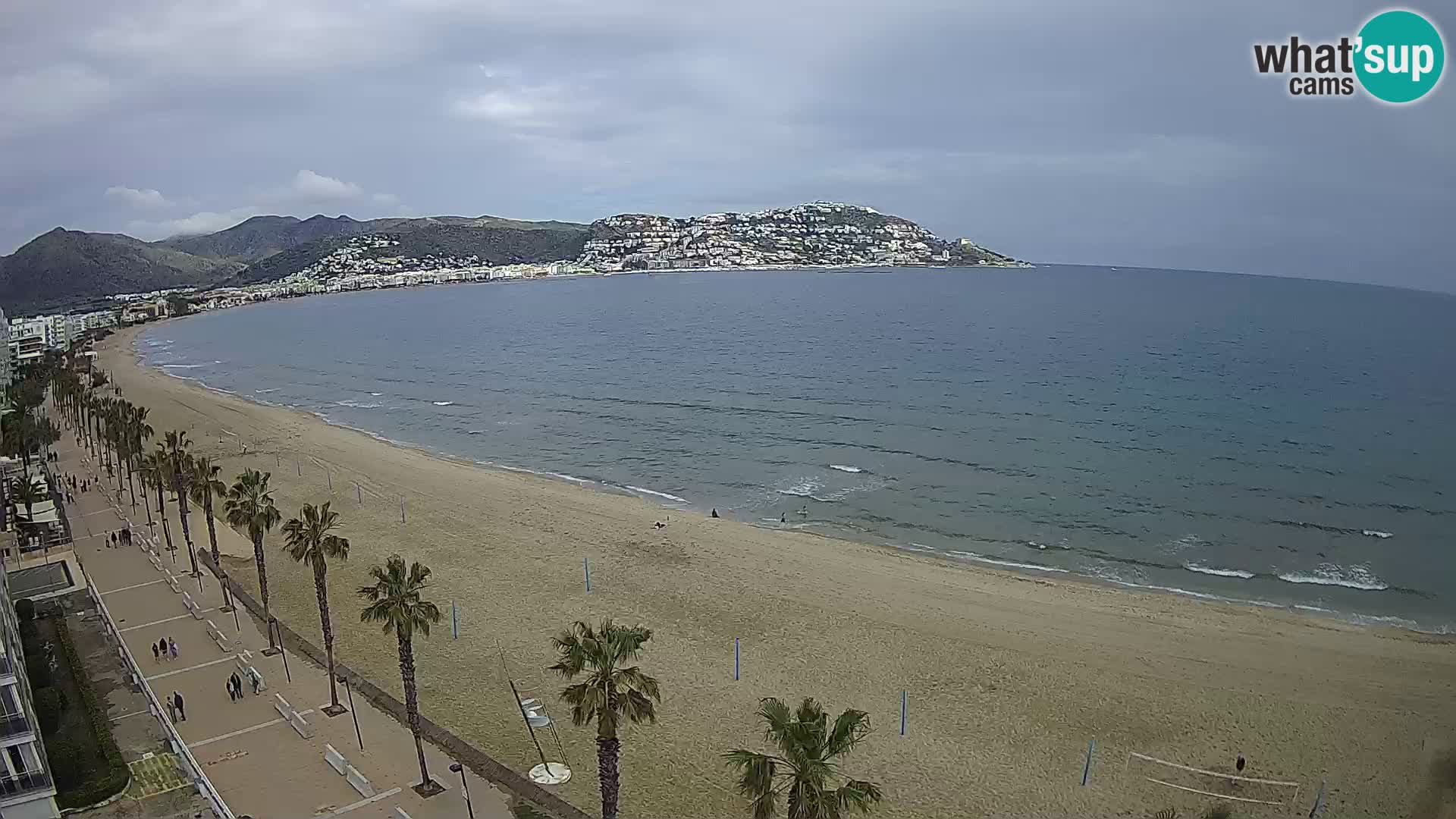 Webcam Costa Brava Roses Strand – Montecarlo Hotel livecam Spanien