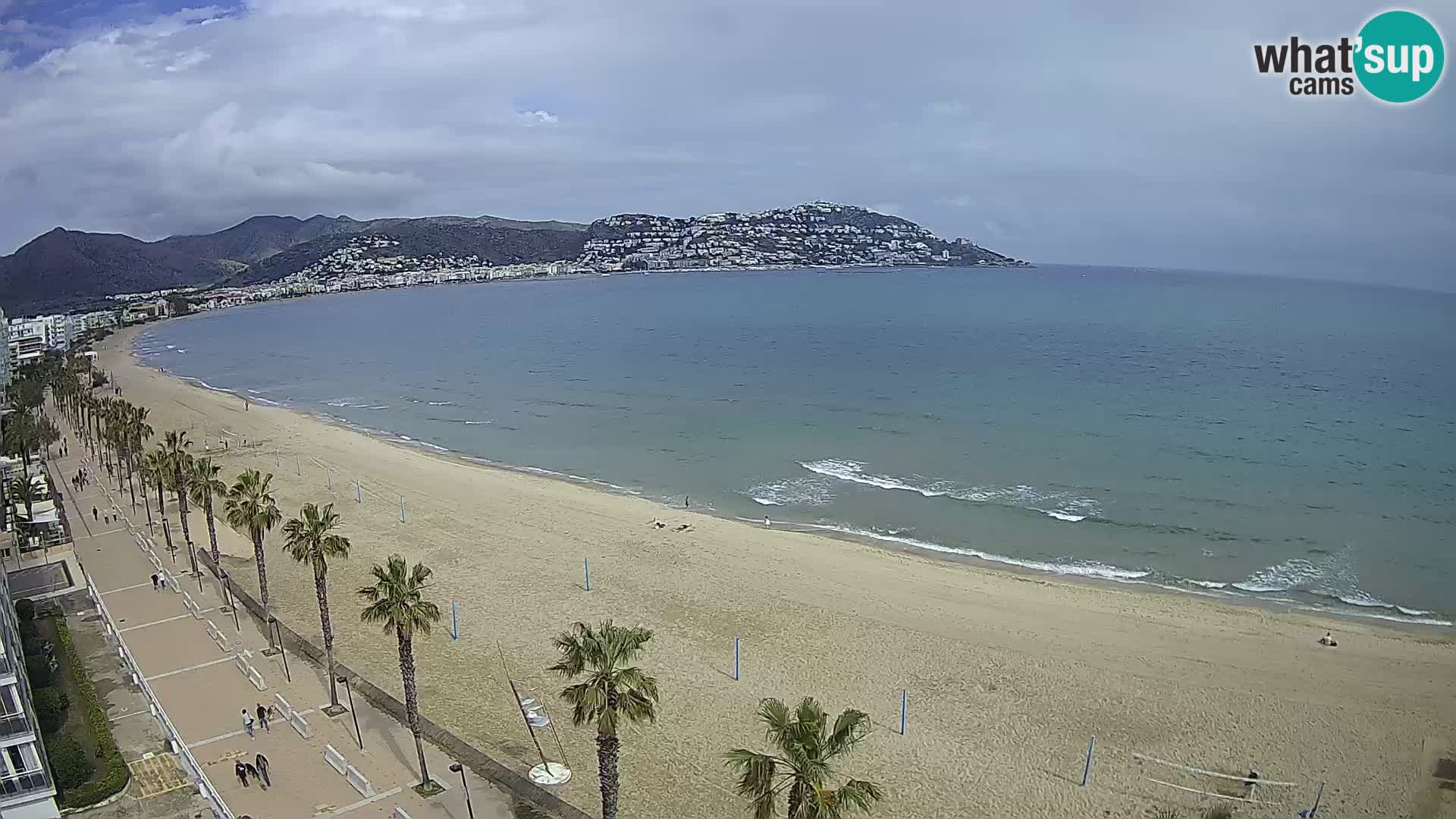 Live cam Roses  – Costa Brava spiaggia – Hotel MonteCarlo