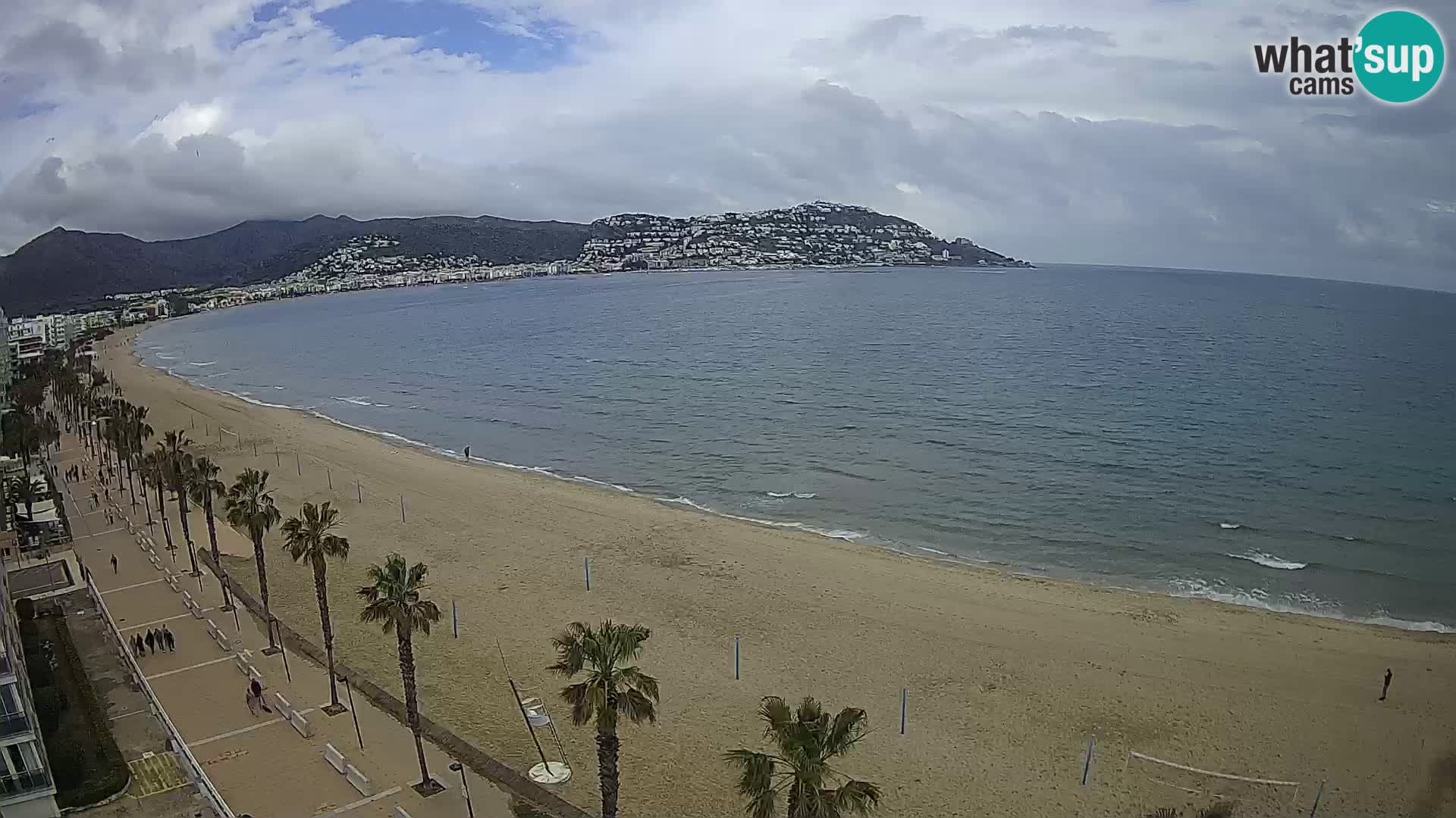 LIVEcam Roses plage Costa Brava – Hotel Montecarlo webcam Espagne