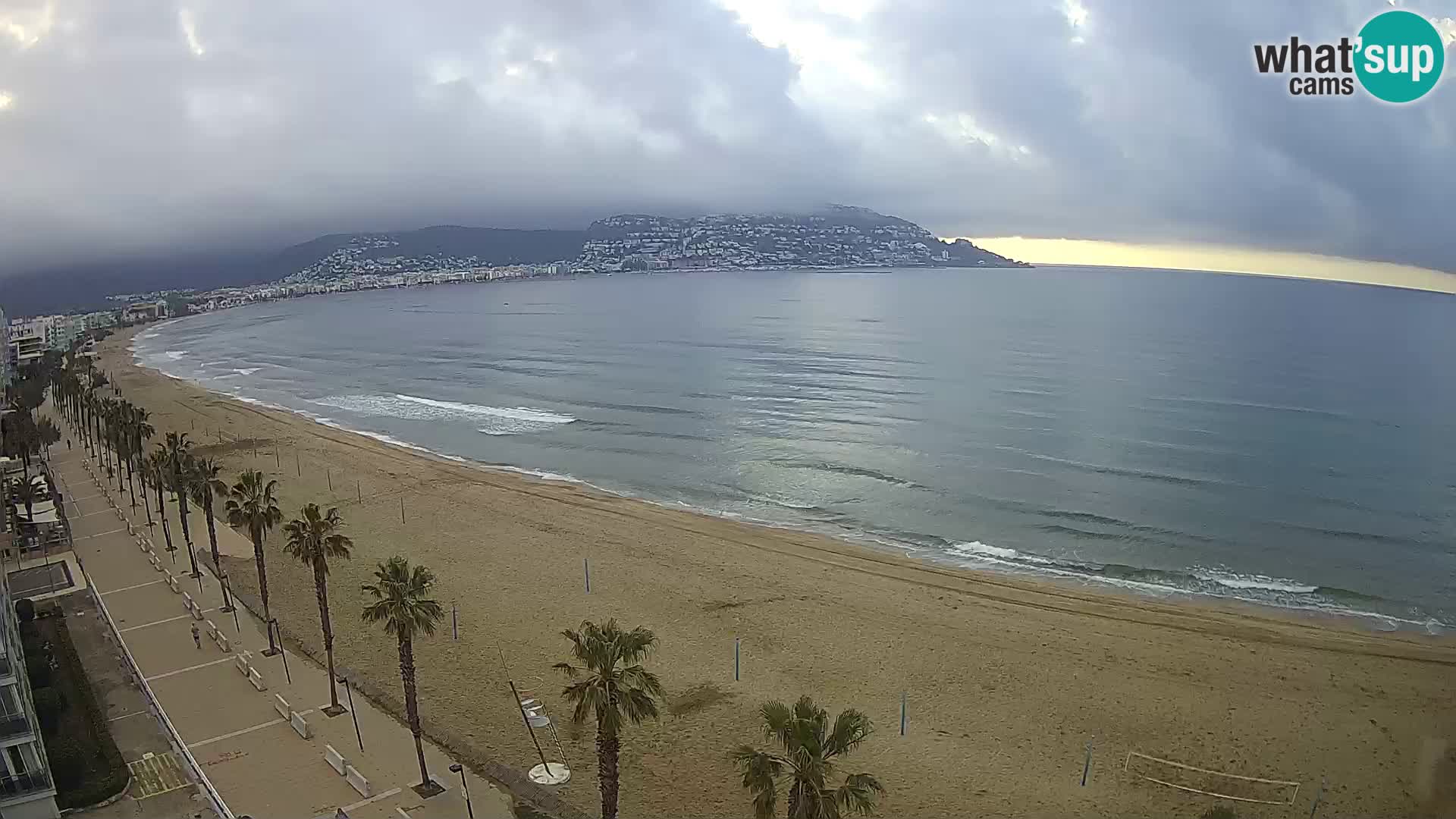 LIVEcam Roses plage Costa Brava – Hotel Montecarlo webcam Espagne