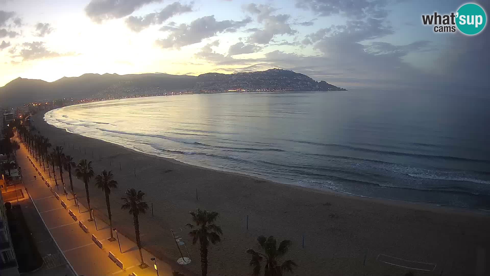Webcam Costa Brava Roses Strand – Montecarlo Hotel livecam Spanien
