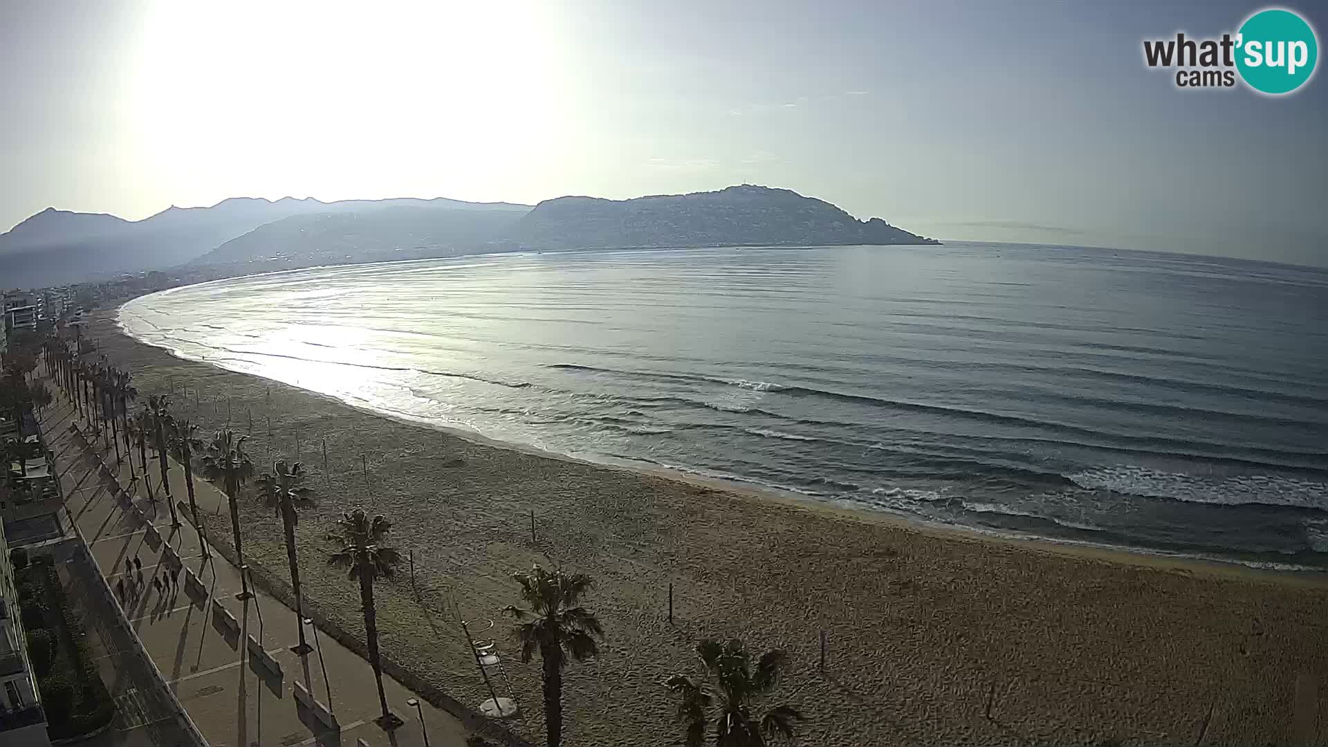 LIVEcam Roses plage Costa Brava – Hotel Montecarlo webcam Espagne