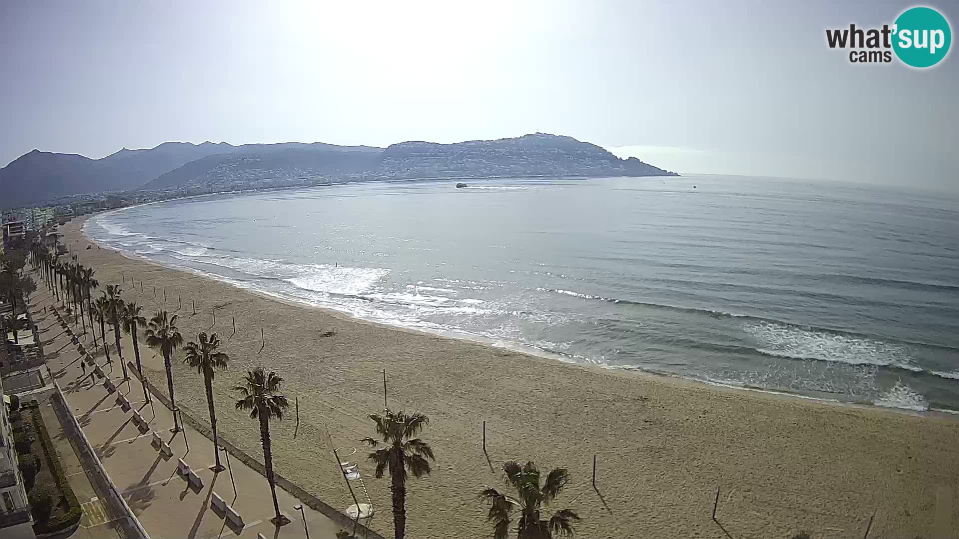 Webcam Costa Brava Roses Strand – Montecarlo Hotel livecam Spanien