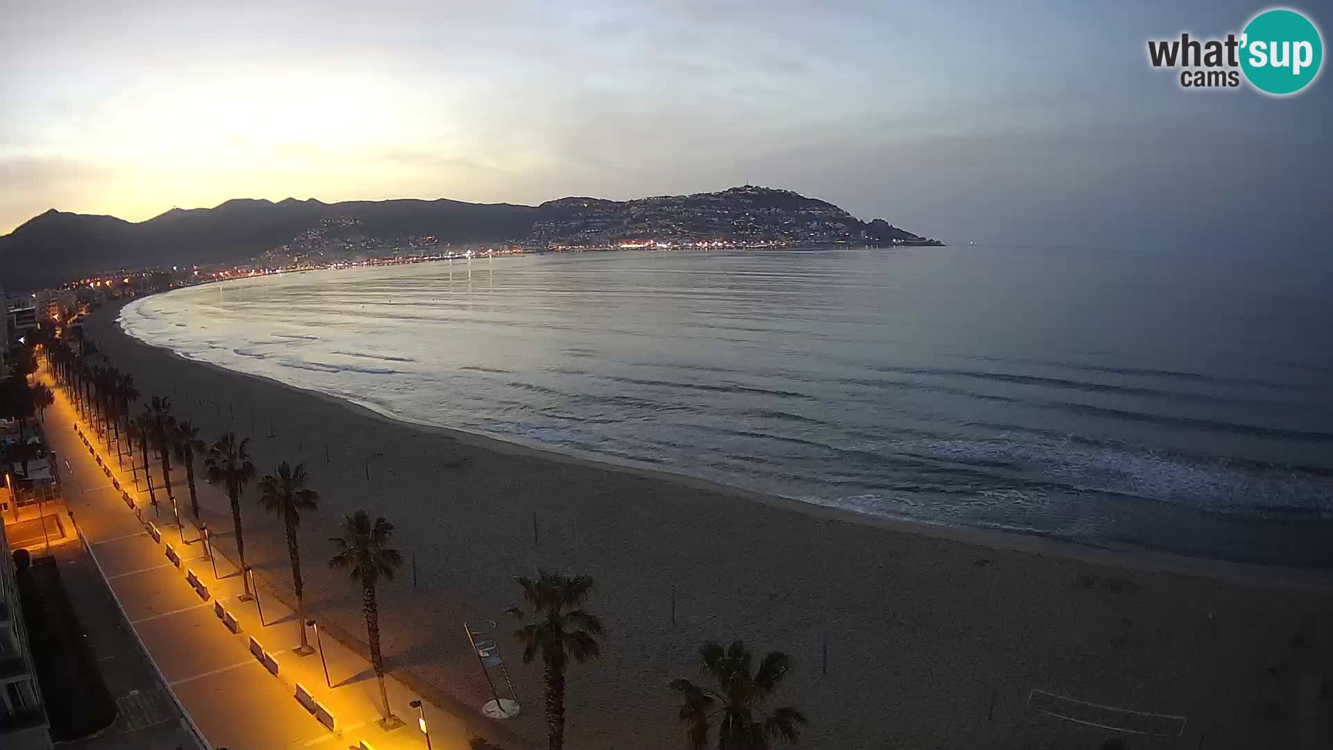 Live cam Roses  – Costa Brava spiaggia – Hotel MonteCarlo