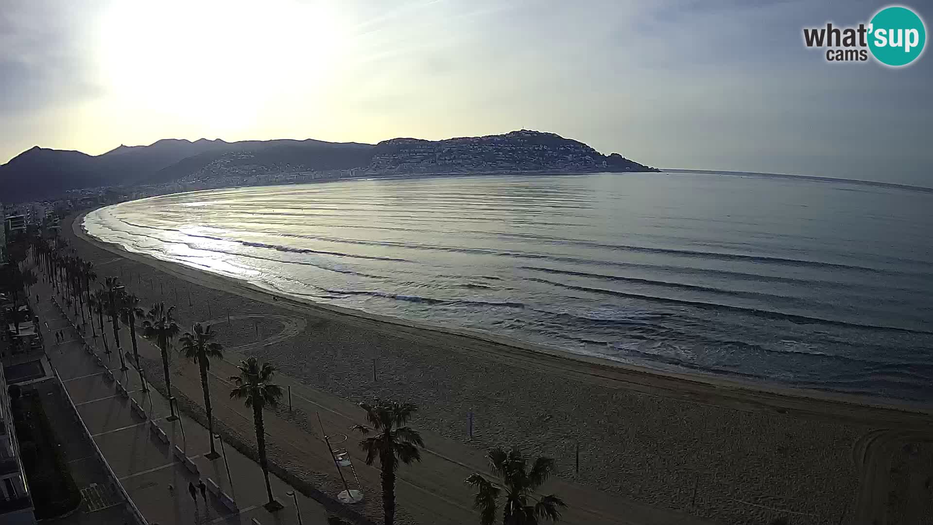 LIVEcam Roses plage Costa Brava – Hotel Montecarlo webcam Espagne
