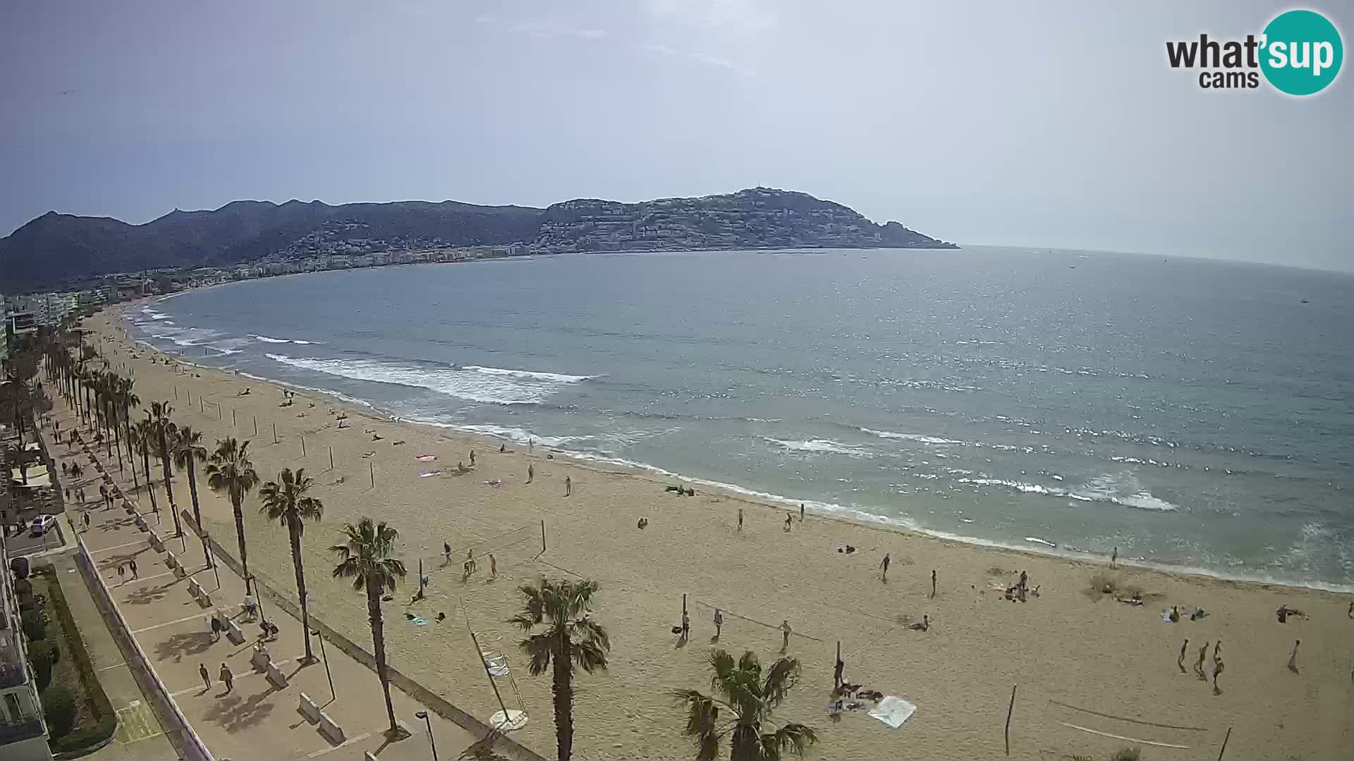 Webcam Costa Brava Roses Strand – Montecarlo Hotel livecam Spanien